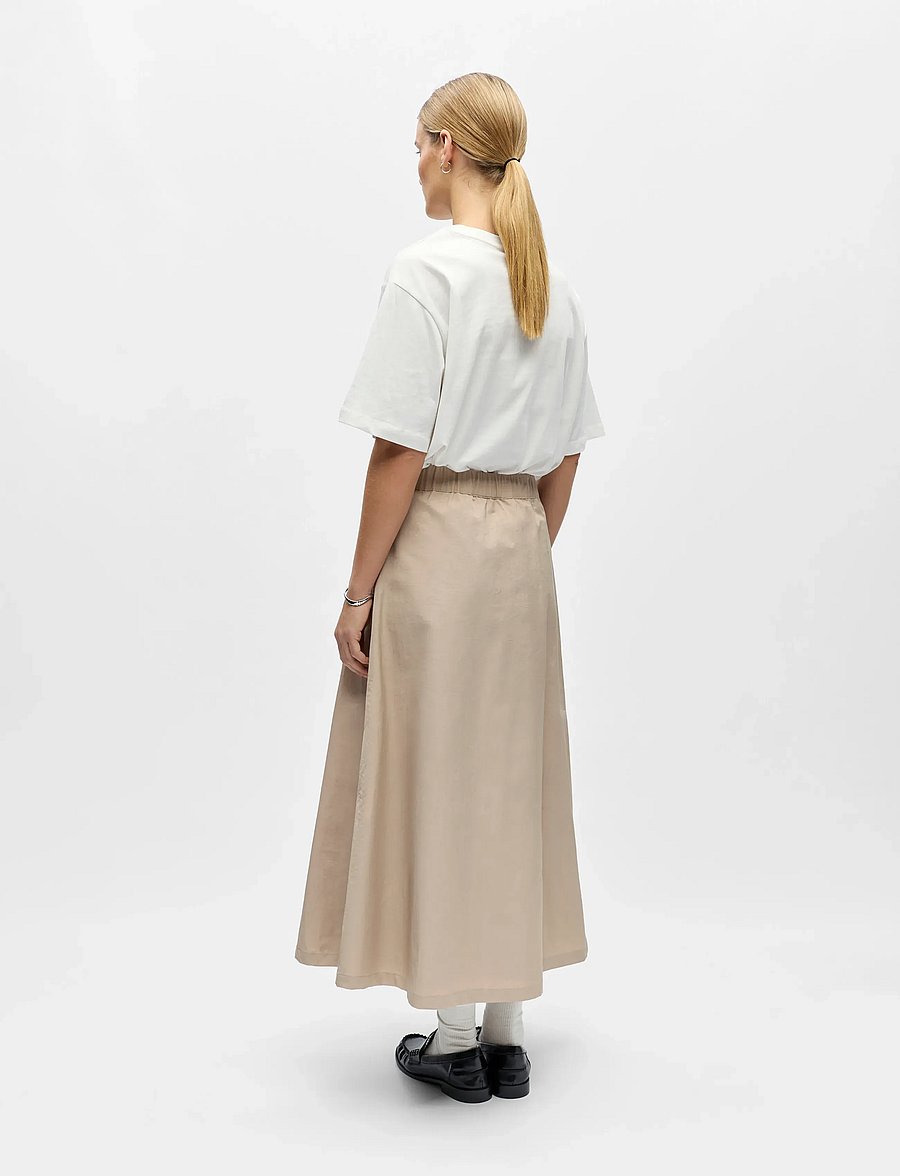 Object - OBJDINA OZ HW SKIRT REP - maksiseelikud - humus - 2