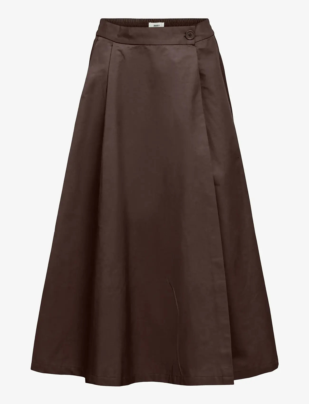 Object - OBJDINA OZ HW SKIRT REP - maxi nederdele - seal brown - 1
