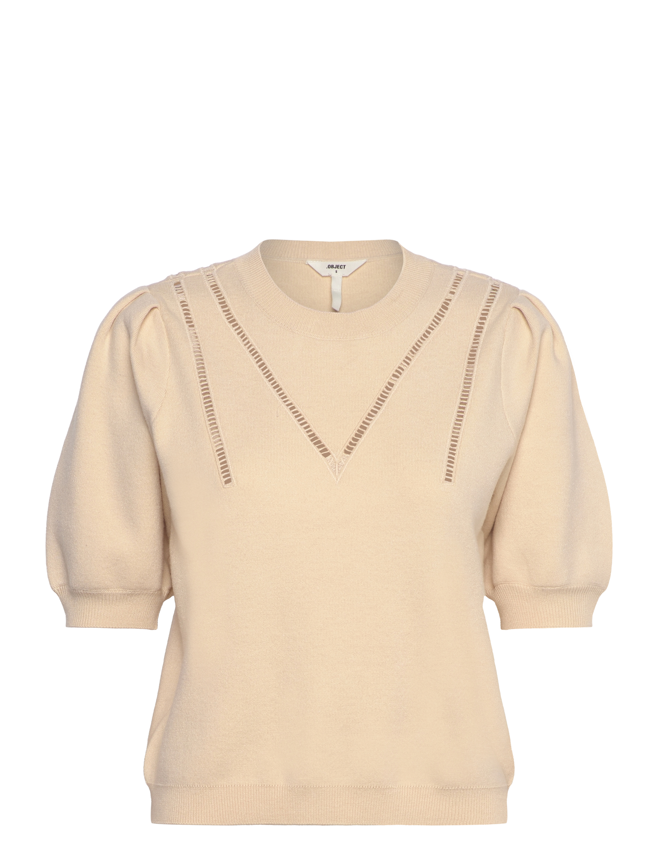 OBJECT Objvari Knit 2/4 Re Knit Pullover 134 Beige - XS - Damen