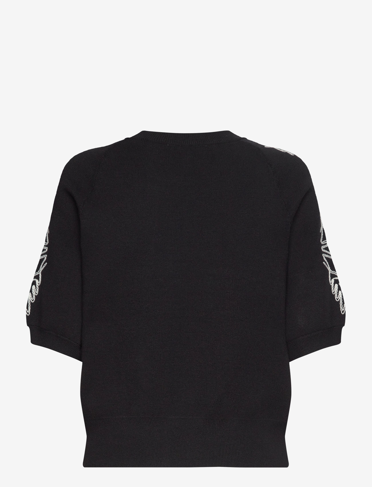 Object - OBJRASHIA KNIT 2/4 RE PULLOVER 134 - herbstliche kleidung - black - 1