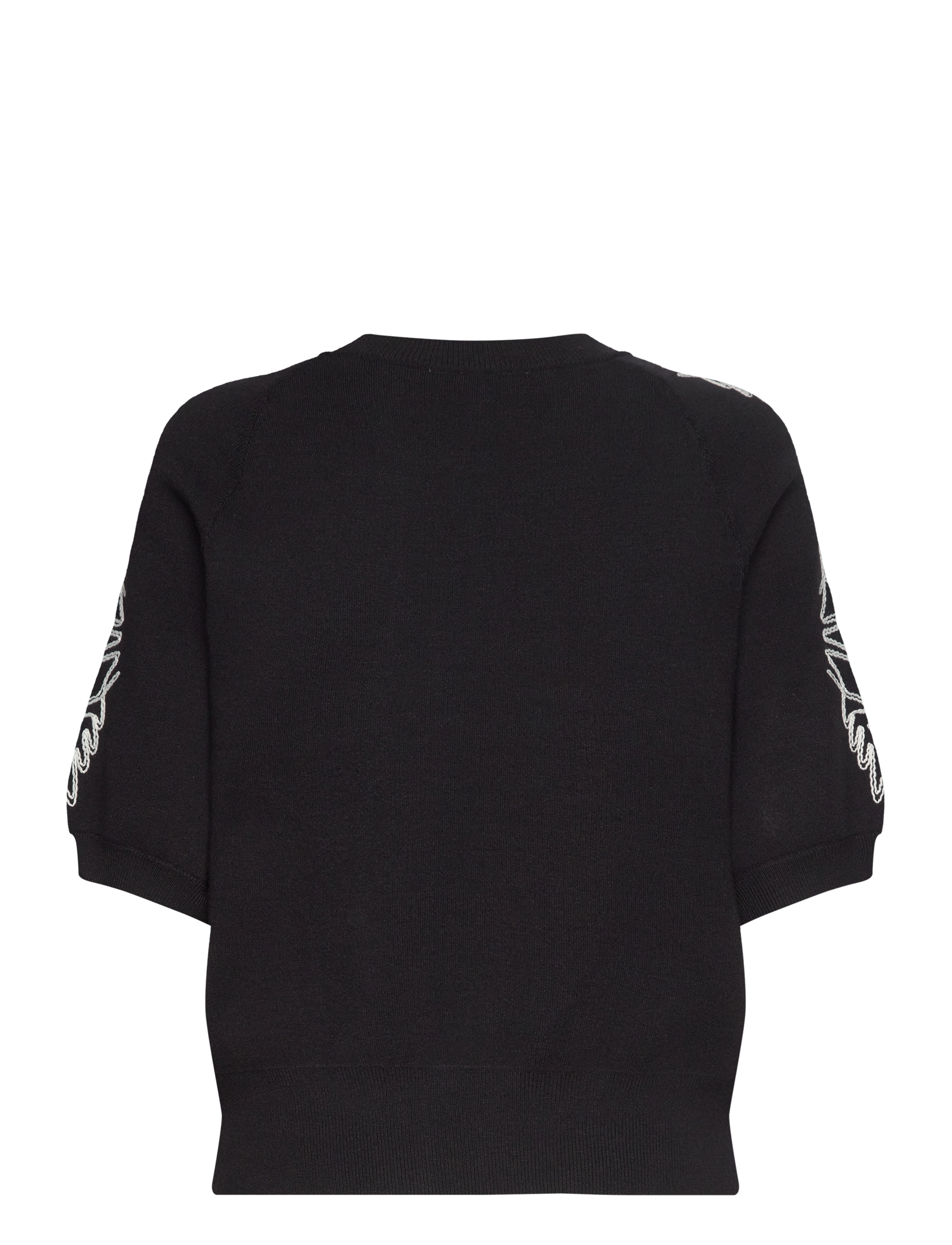 Object - OBJRASHIA KNIT 2/4 RE PULLOVER 134 - tröjor - black - 2