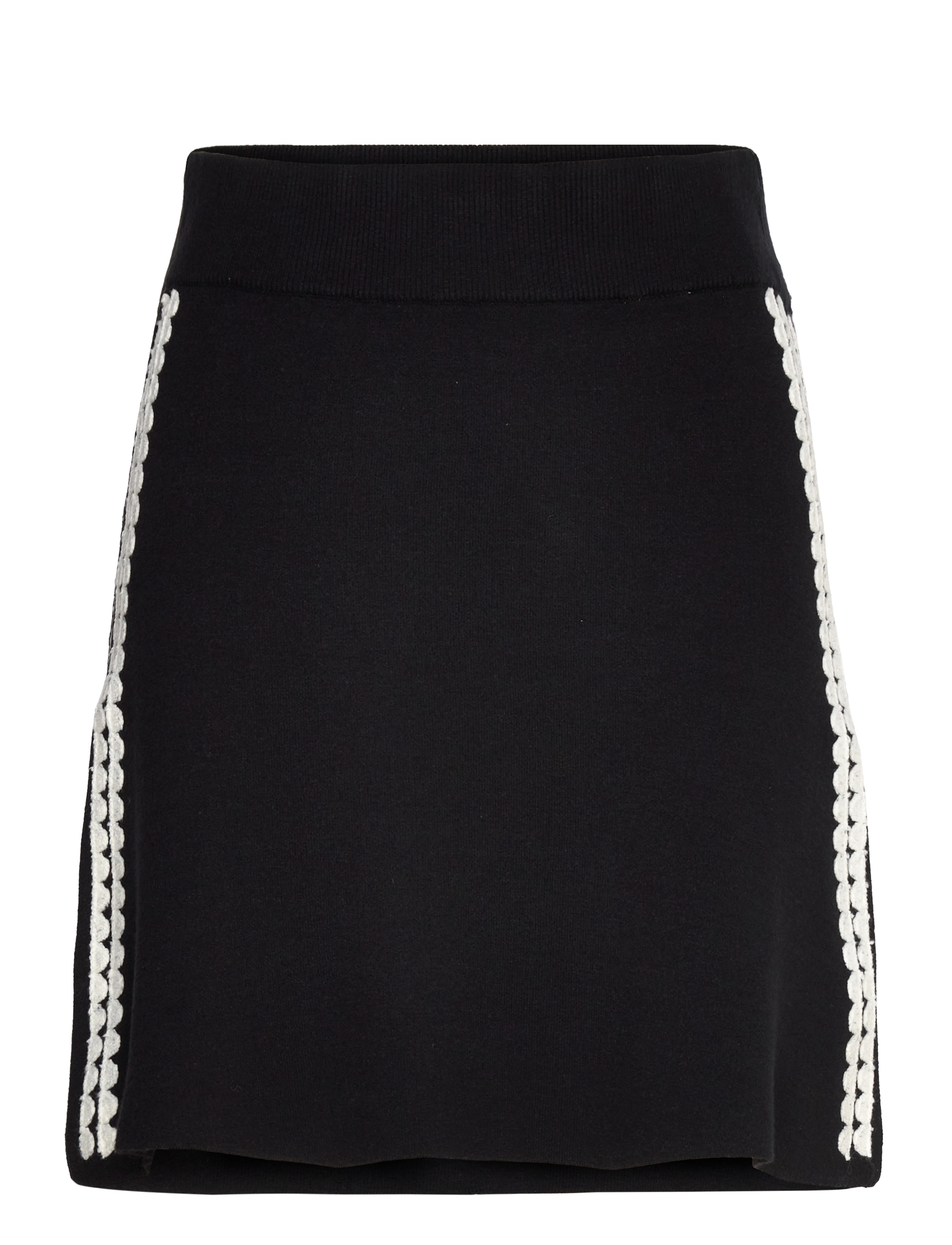 OBJECT Objrashia Knit Hw Re Kurz Rock 134 Schwarz - S - Damen