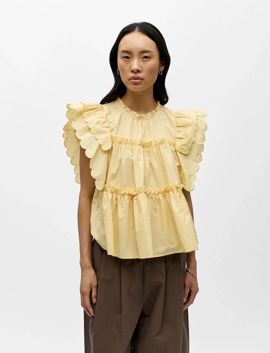 Object - OBJHOPE S/L TOP REP - varrukateta pluusid - sunlight - 3