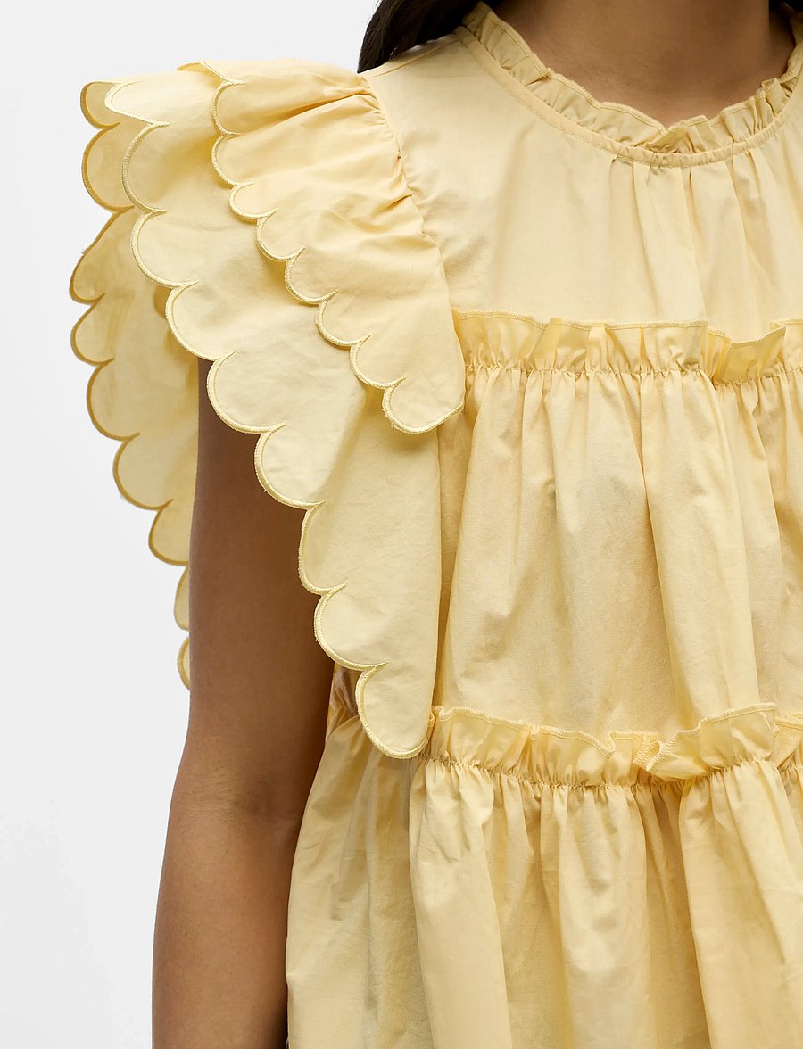 Object - OBJHOPE S/L TOP REP - varrukateta pluusid - sunlight - 4