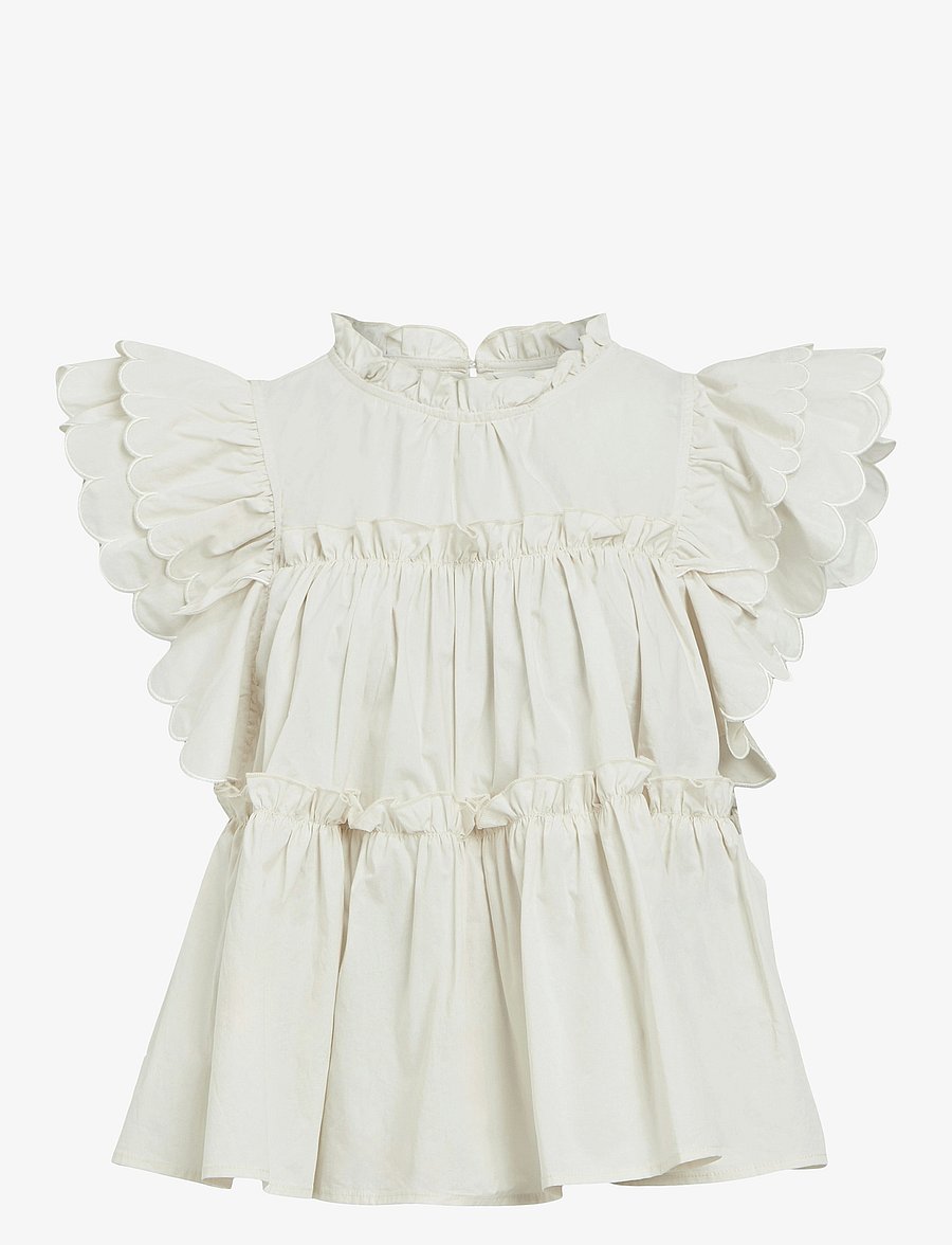 Object - OBJHOPE S/L TOP REP - Ærmeløse bluser - white sand - 1