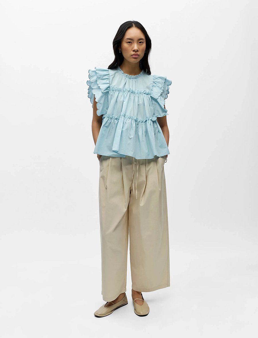 Object - OBJHOPE S/L TOP REP - varrukateta pluusid - winter sky - 4