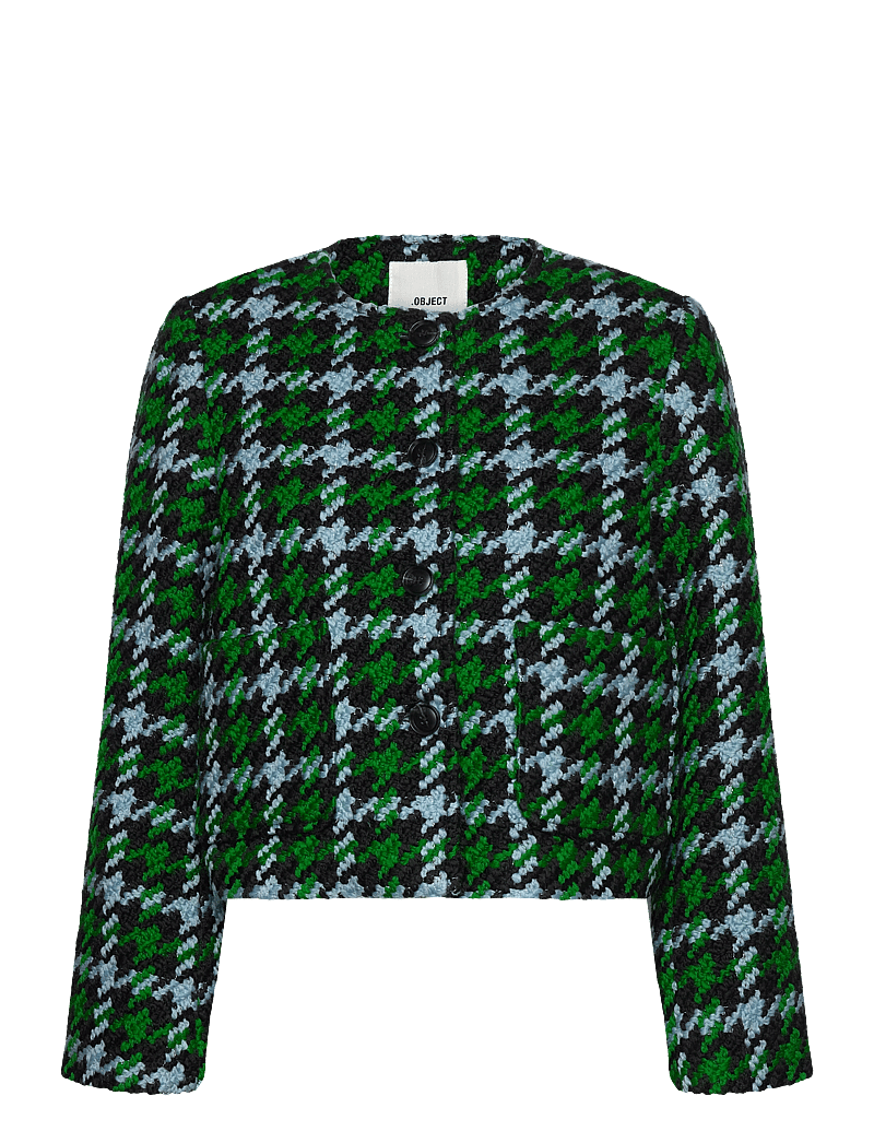 Object - OBJNOLA RE BLAZER 134 - bouclé - treetop - 0