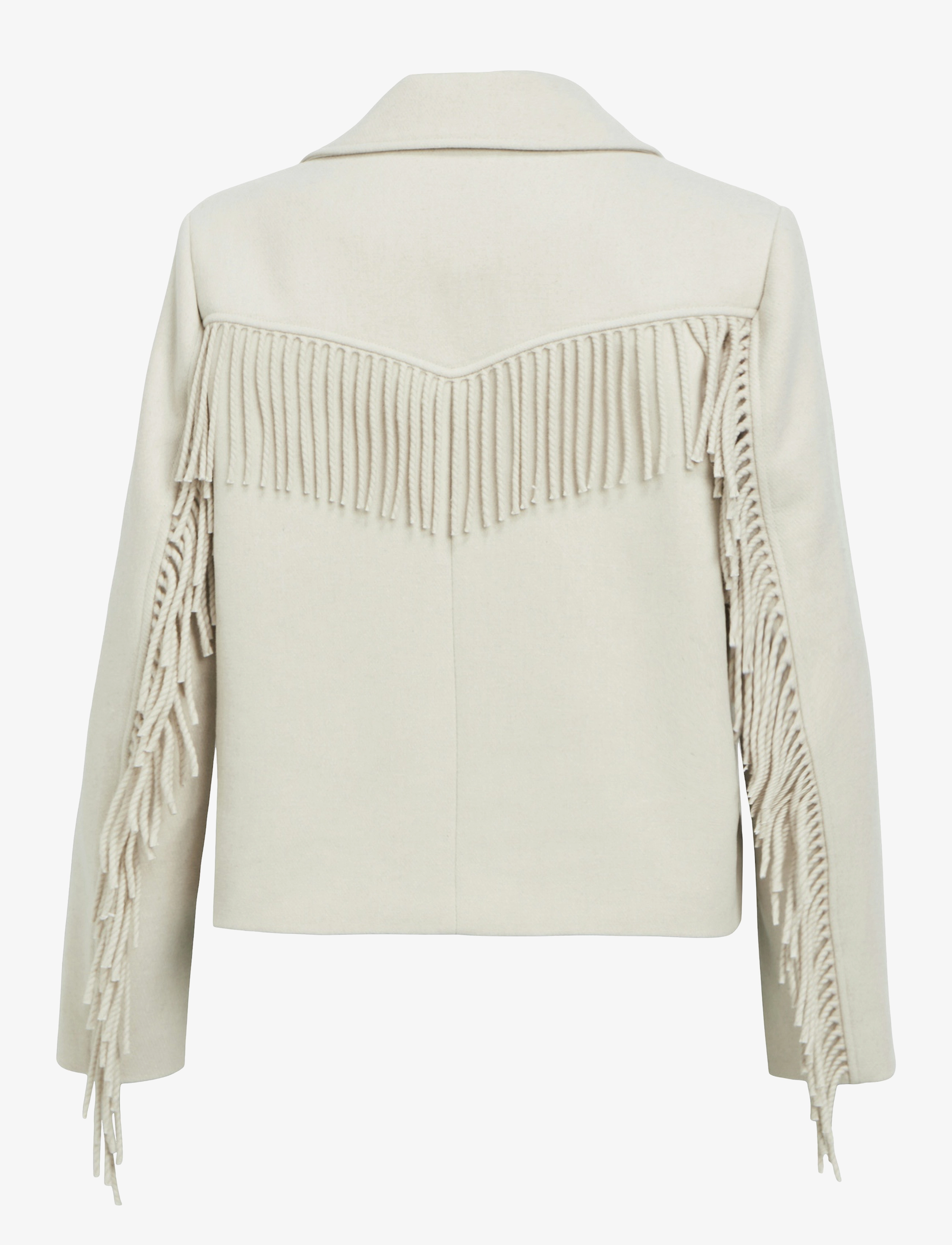 Object - OBJPETRA LO JACKET 134 - wolljacken - white sand - 2