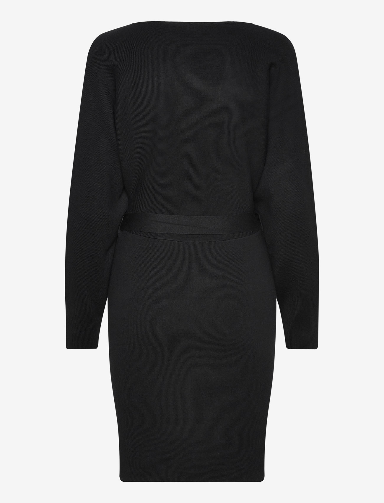 Object - OBJRADJA KNIT L/S RE DRESS 134 - midikleidid - black - 1