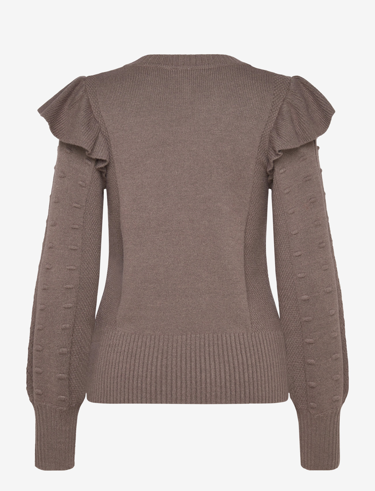 Object - OBJJULIA KNIT L/S RE PULLOVER 134 - efterårstøj - morel - 1