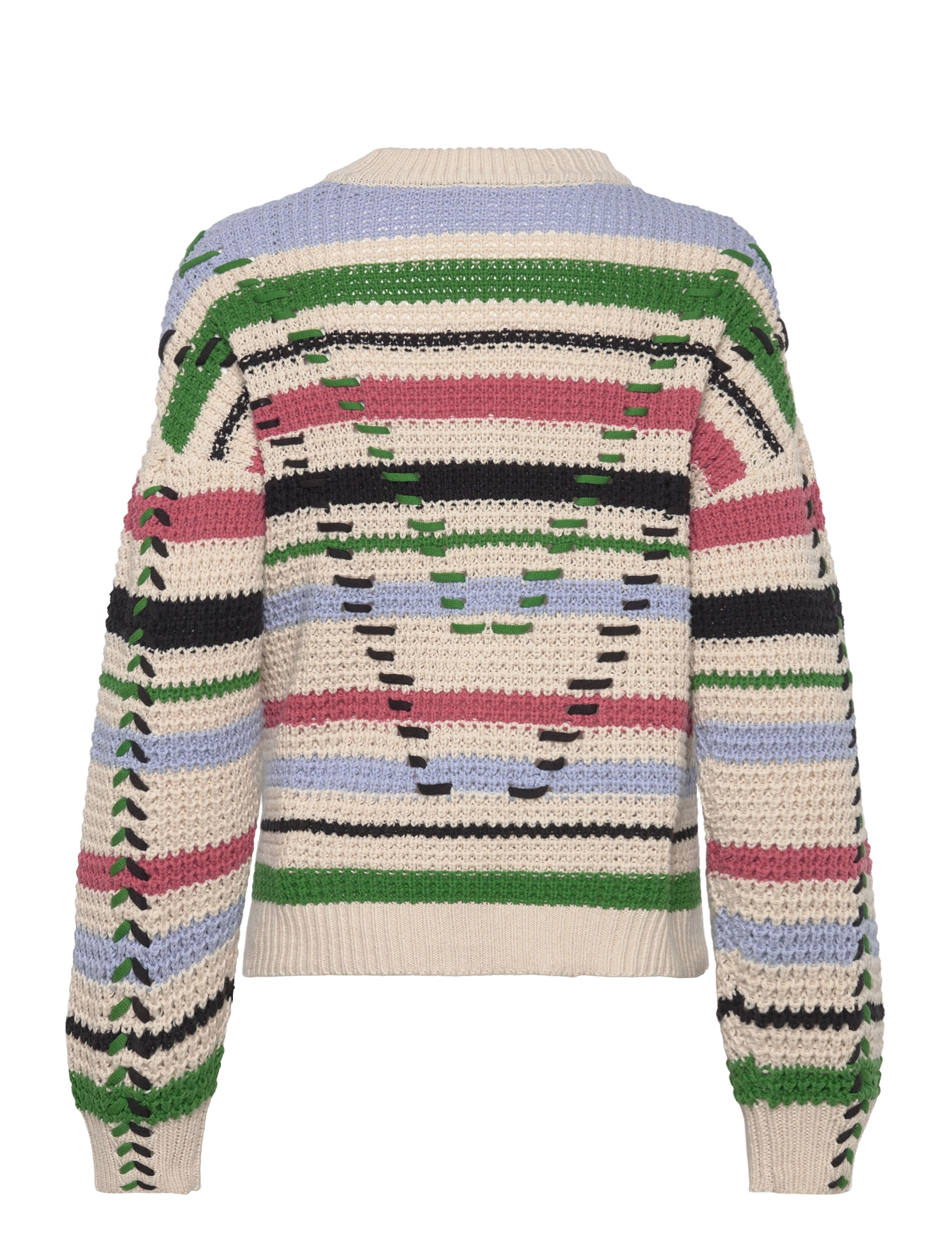 Object - OBJTUJA KNIT L/S OZ PULLOVER 134 - pullover - white sand - 2