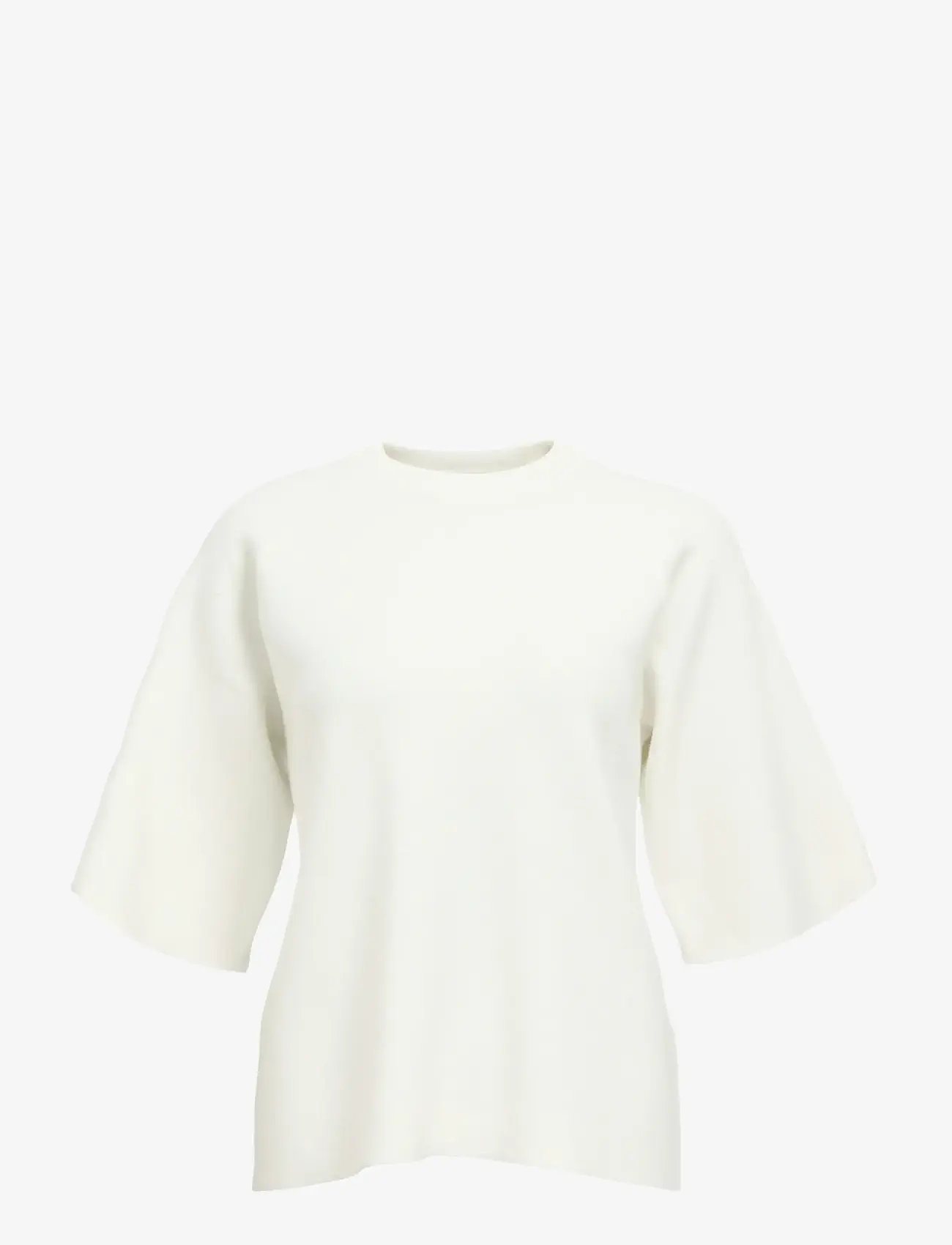 Object - OBJREYNARD 2/4 KNIT PULLOVER NOOS - efterårstøj - cloud dancer - 1