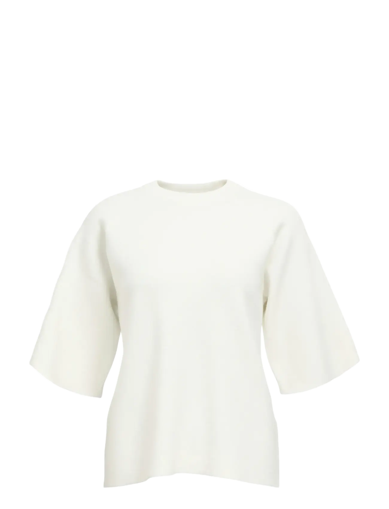 Object OBJREYNARD 2/4 KNIT PULLOVER NOOS - Object - CLOUD DANCER / cream