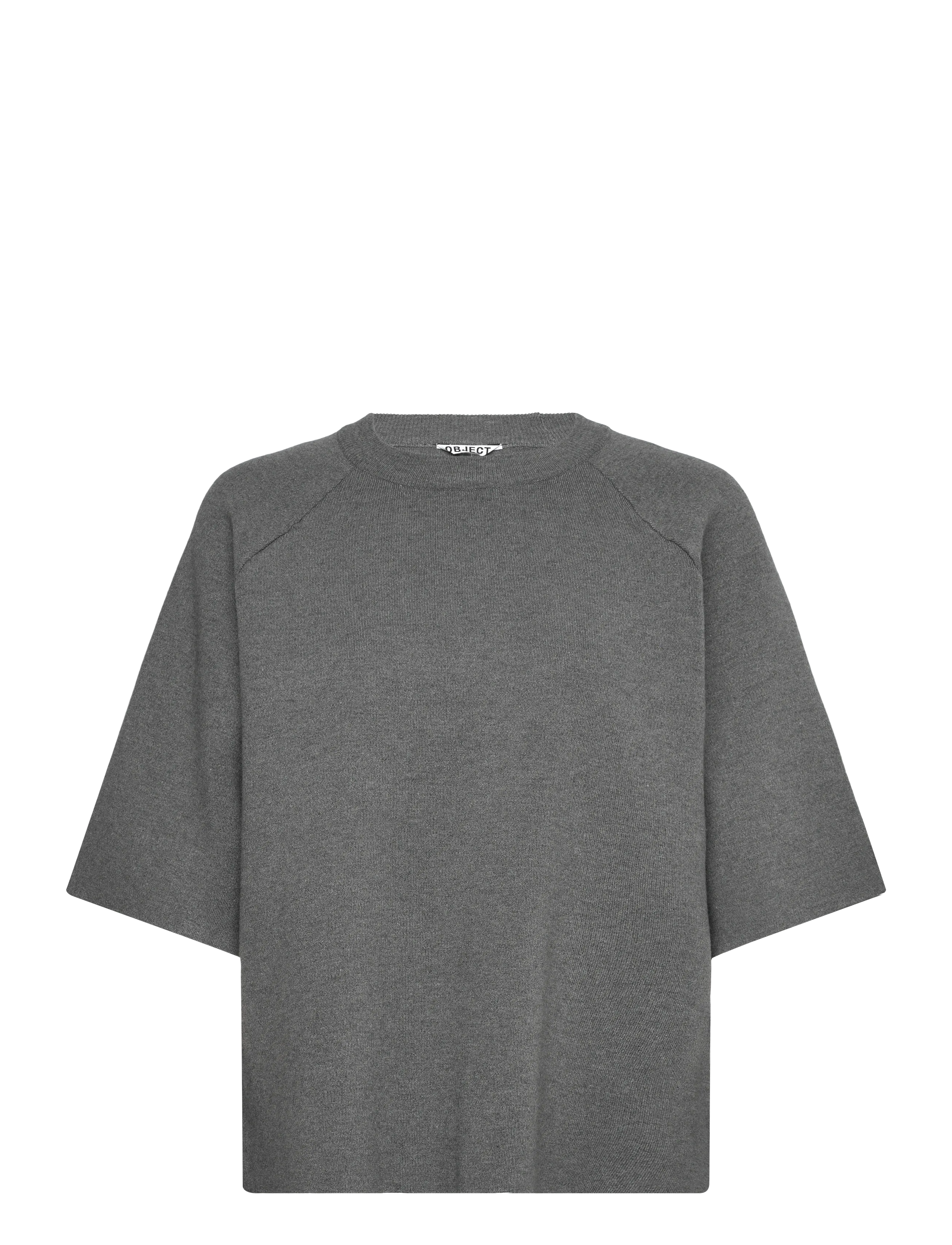 OBJECT Objreynard 2/4 Knit Pullover Noos Grau - S - Damen