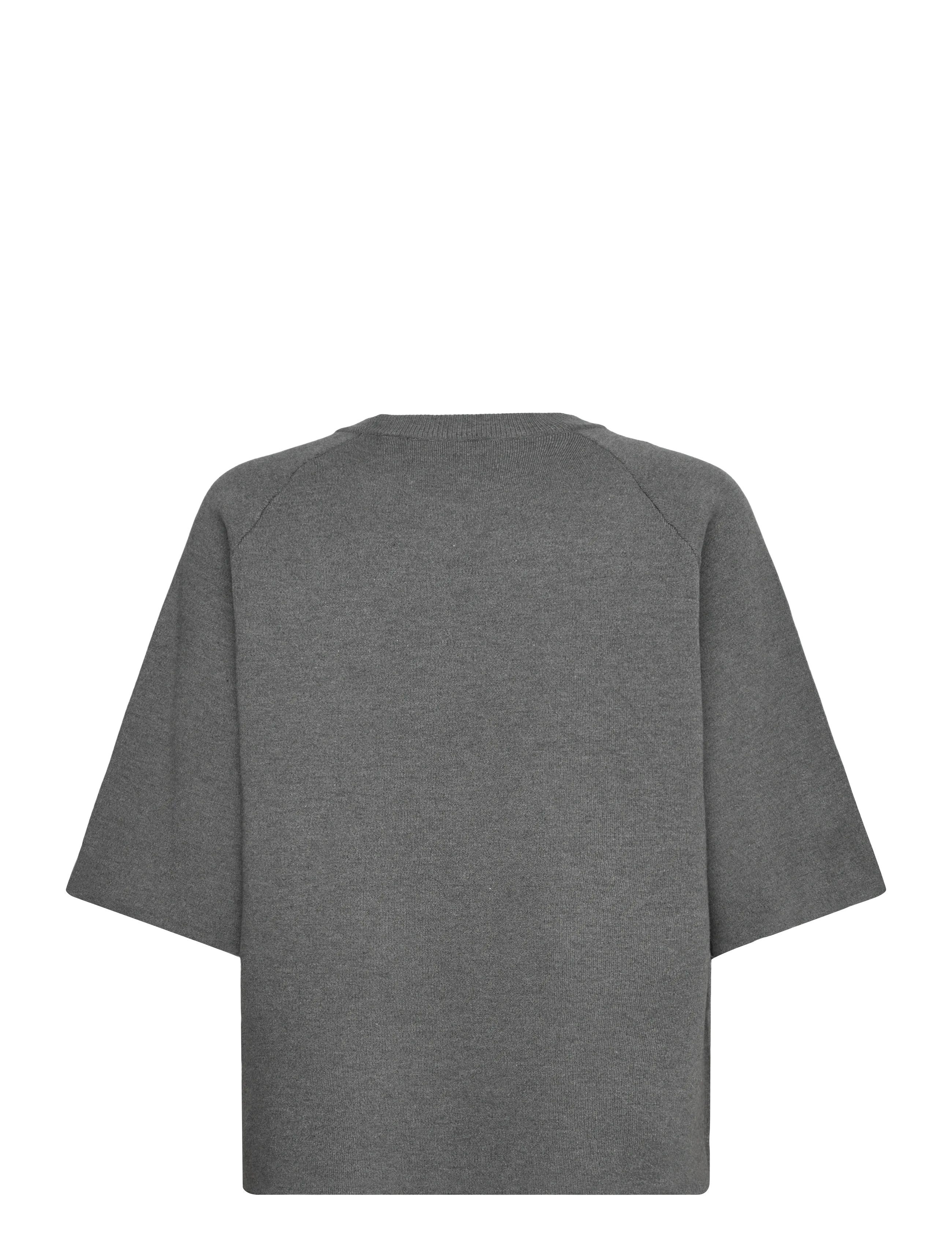 Object - OBJREYNARD 2/4 KNIT PULLOVER NOOS - swetry - medium grey melange - 1