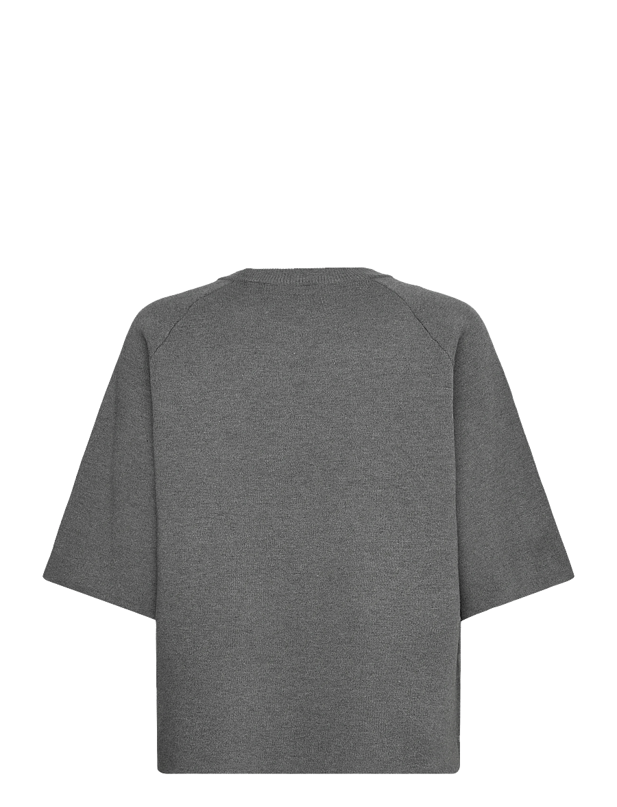 Object - OBJREYNARD 2/4 KNIT PULLOVER NOOS - pullover - medium grey melange - 1