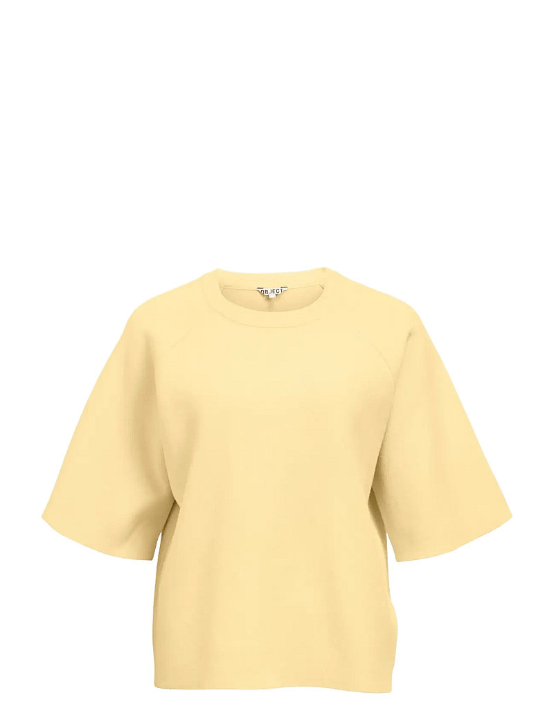 Object - OBJREYNARD 2/4 KNIT PULLOVER NOOS - pullover - sunlight - 1