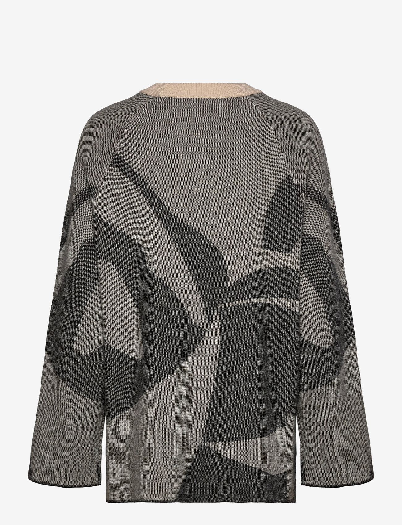 Object - OBJSIF LO L/S KNIT PULLOVER DIV - gebreide truien - medium grey melange - 1