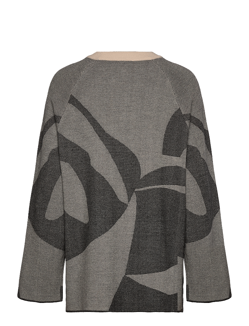 Object - OBJSIF LO L/S KNIT PULLOVER DIV - gebreide truien - medium grey melange - 1