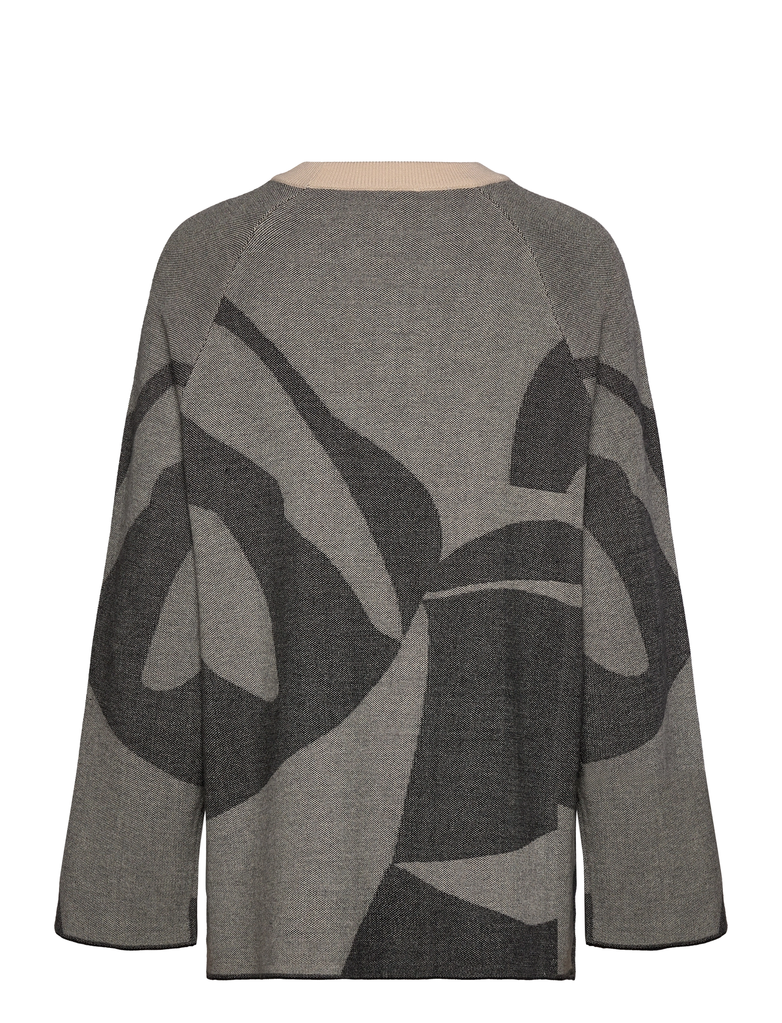 Object - OBJSIF LO L/S KNIT PULLOVER DIV - jumpers - medium grey melange - 2
