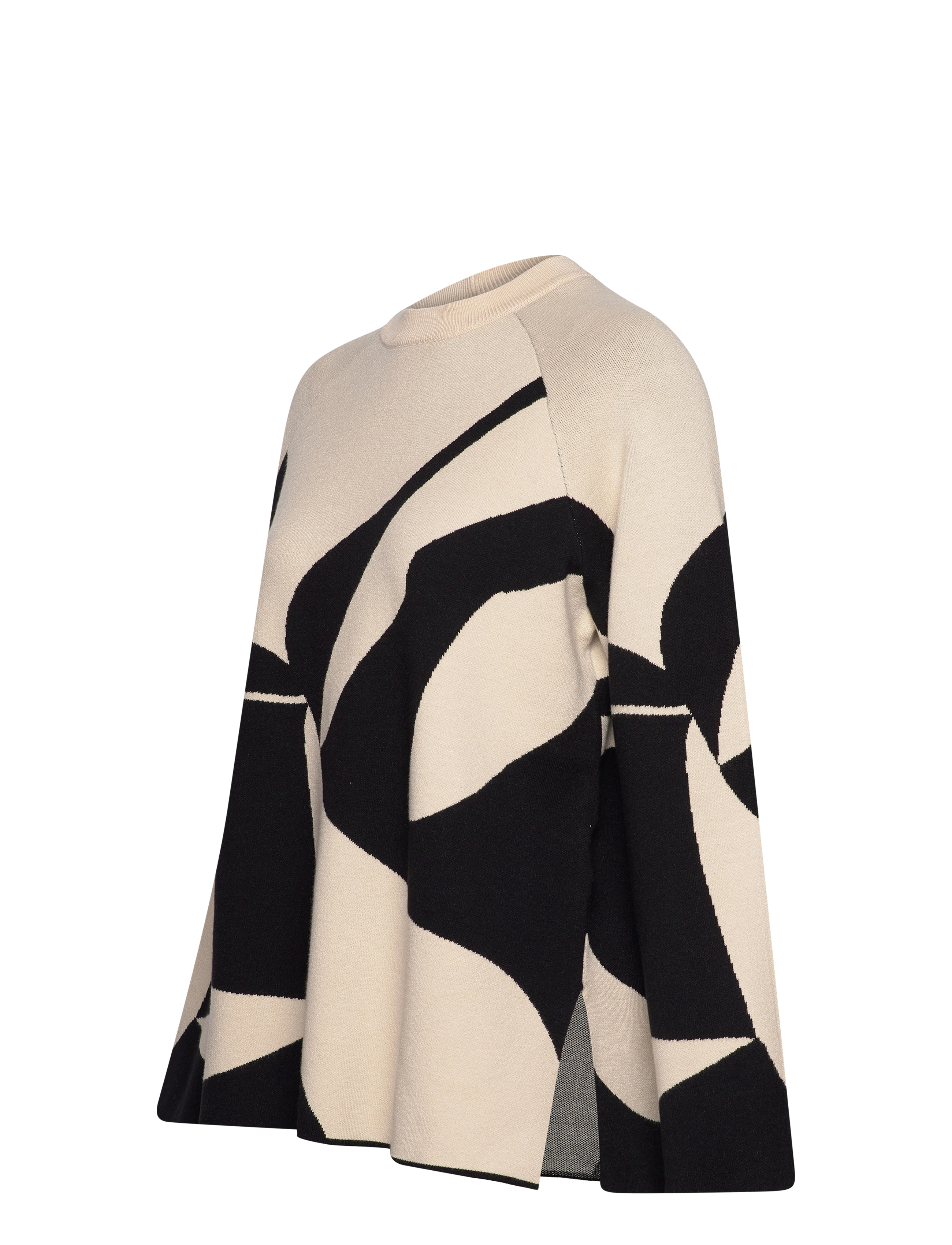 Object - OBJSIF LO L/S KNIT PULLOVER DIV - jumpers - sandshell - 3