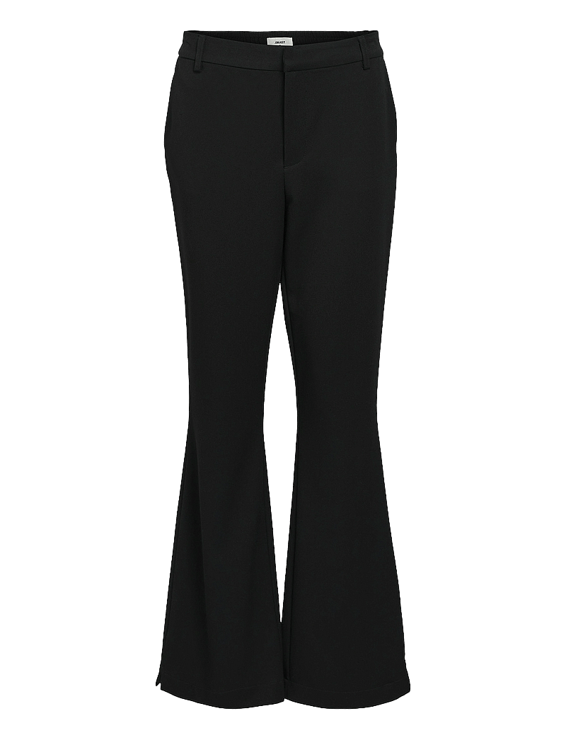 Object - OBJLISA MW FLARED PANTS NOOS - schlaghose - black - 1