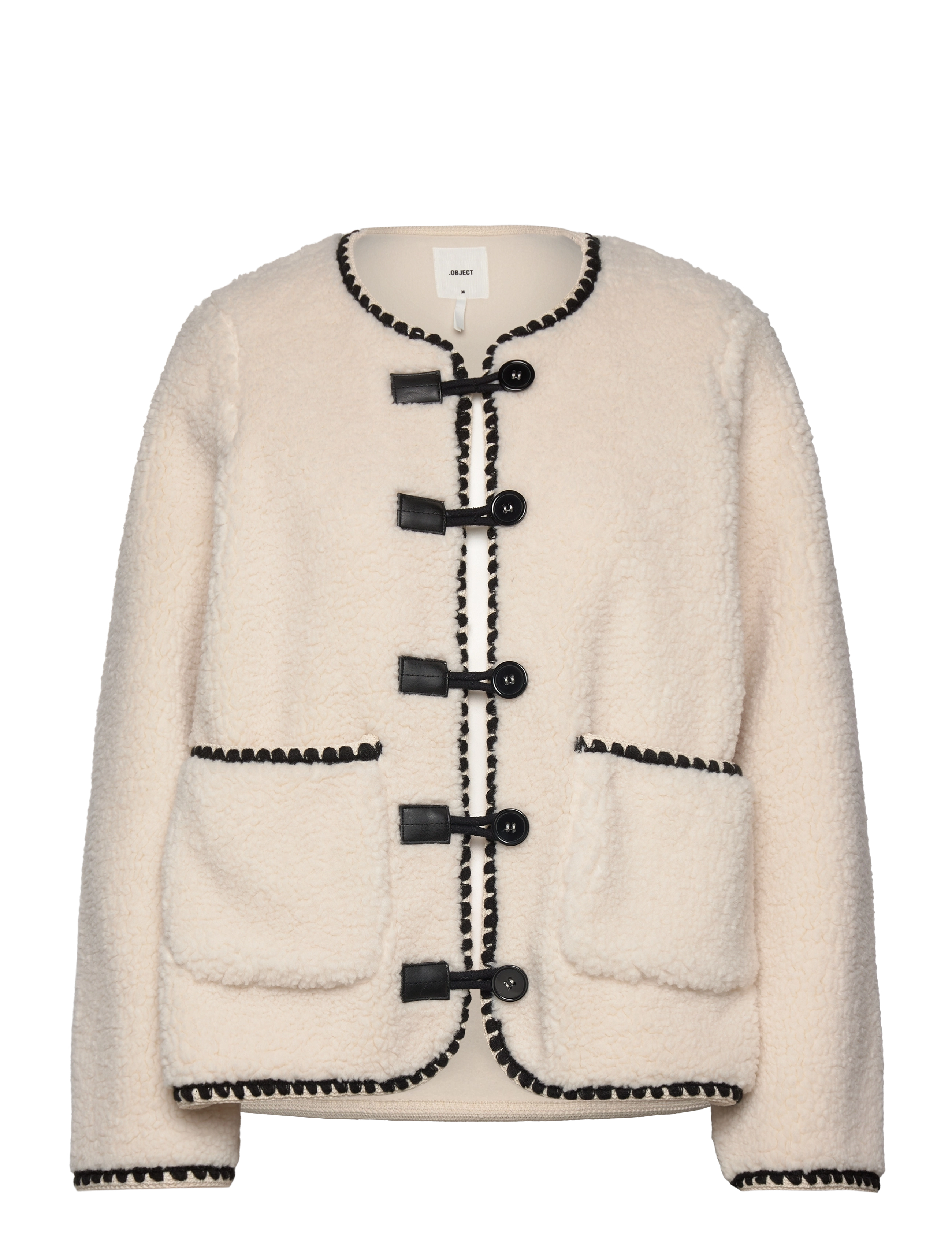 Object OBJPAULINE JACKET 134 - Jacken & Mäntel - WHITE SAND / cream