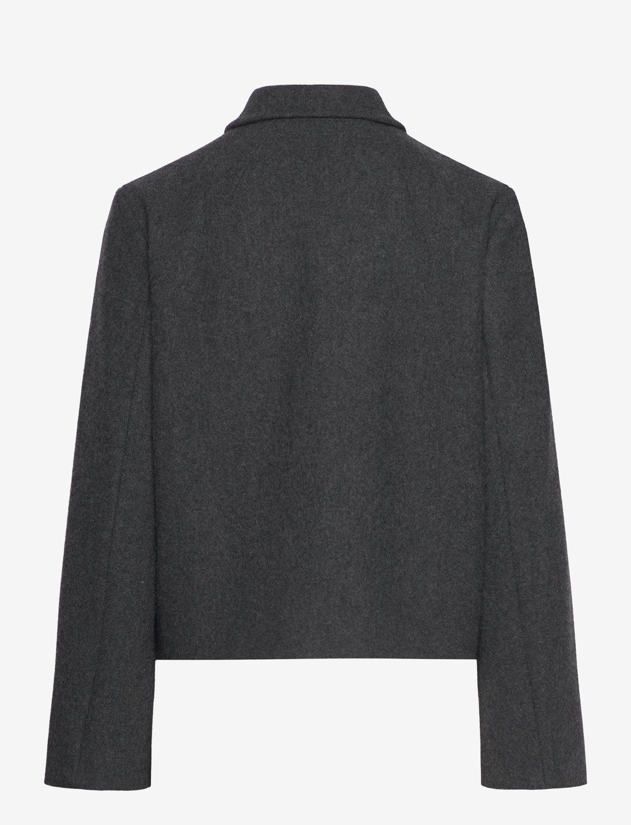 Object - OBJPISA LO SHORT JACKET DIV - herbstjacken - dark grey melange - 1