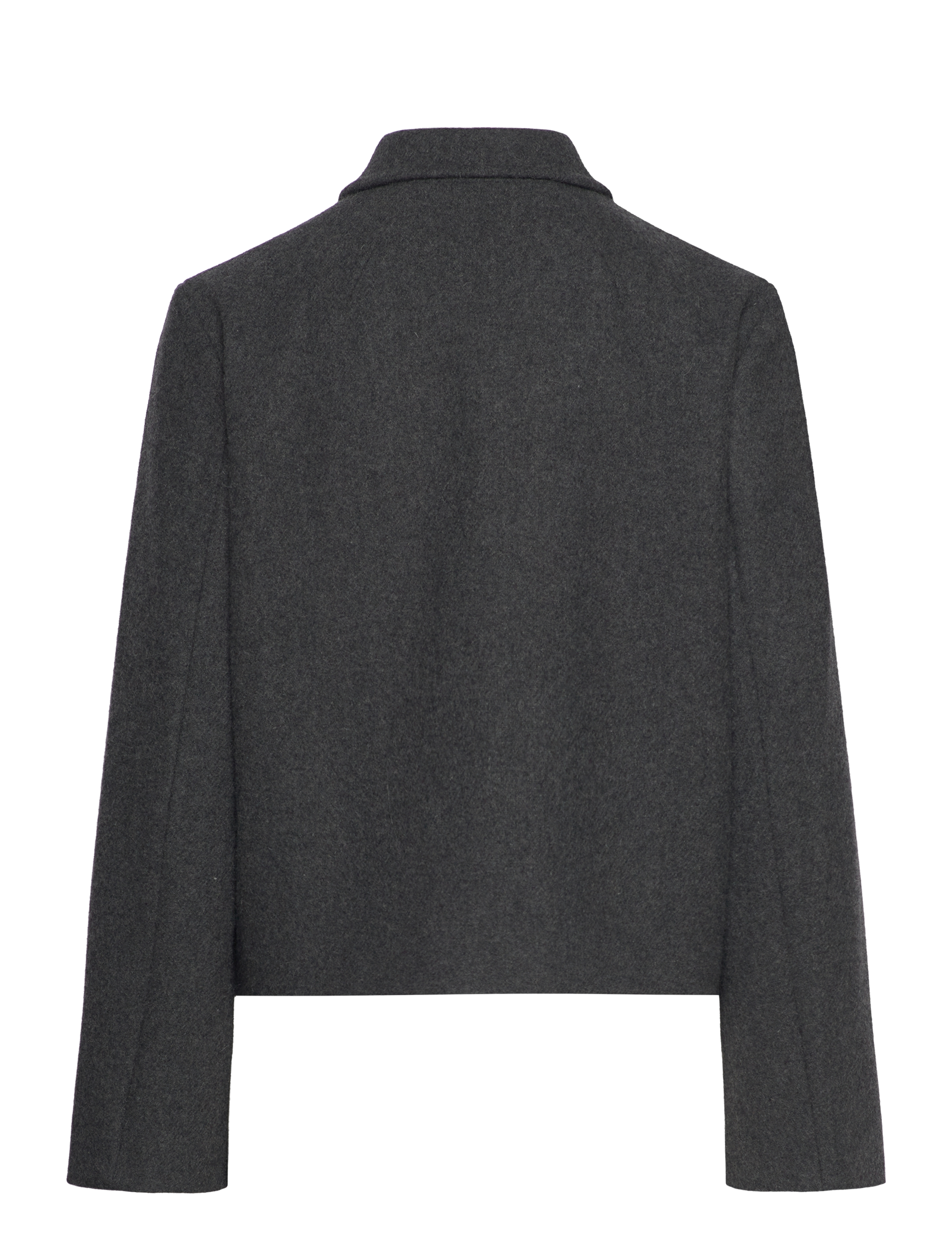 Object - OBJPISA LO SHORT JACKET DIV - winterjacken - dark grey melange - 2