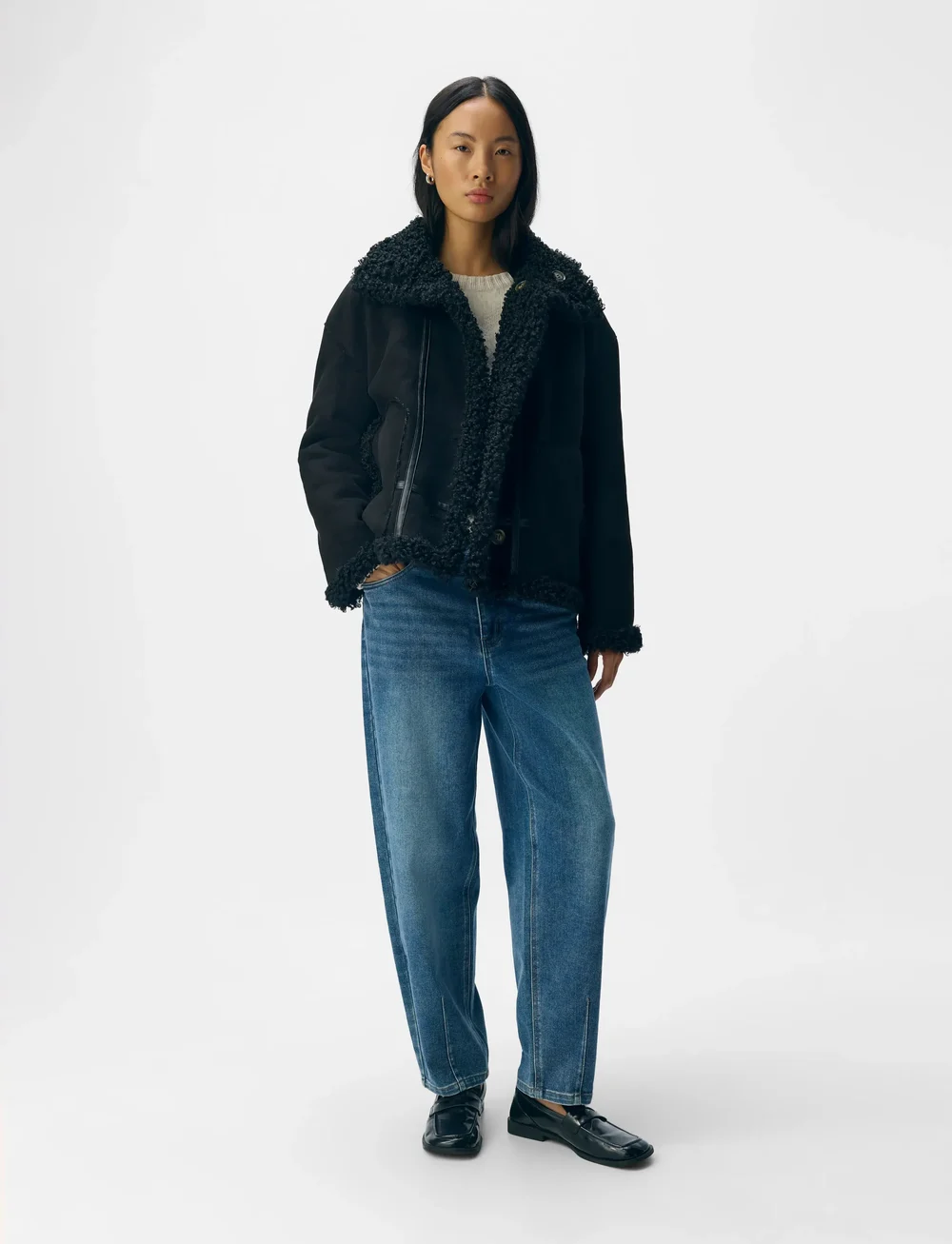 Object - OBJOAKLYN RE JACKET NOOS - nahktagid - black - 0