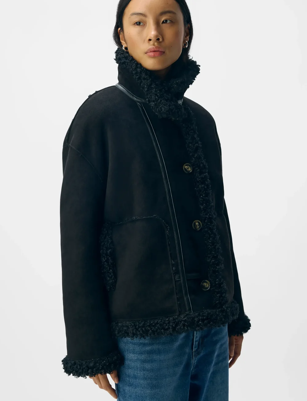 Object - OBJOAKLYN RE JACKET NOOS - nahktagid - black - 5