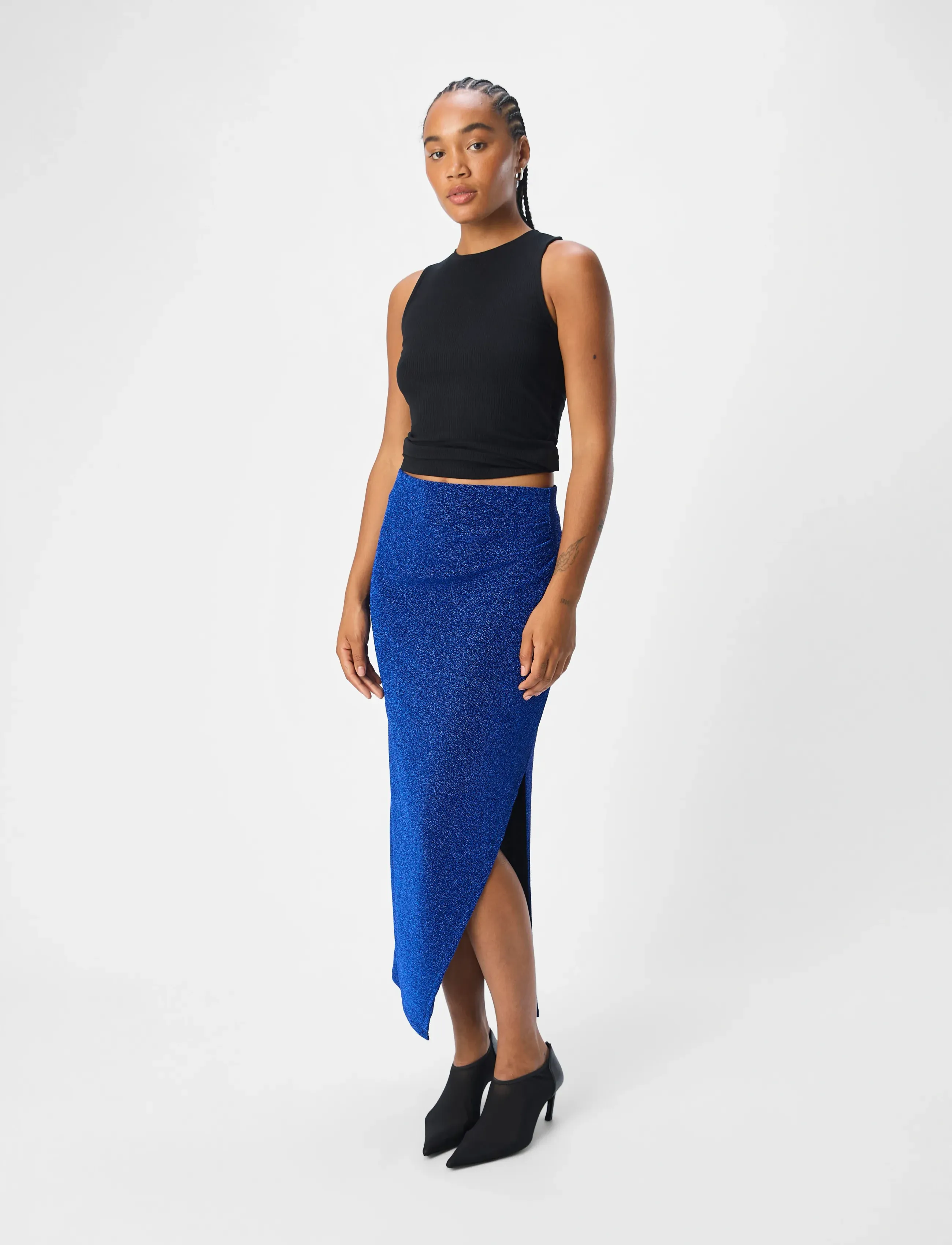 Object - OBJFILIPA SLM HW LONG SKIRT 135 - laveste priser - lapis blue - 4