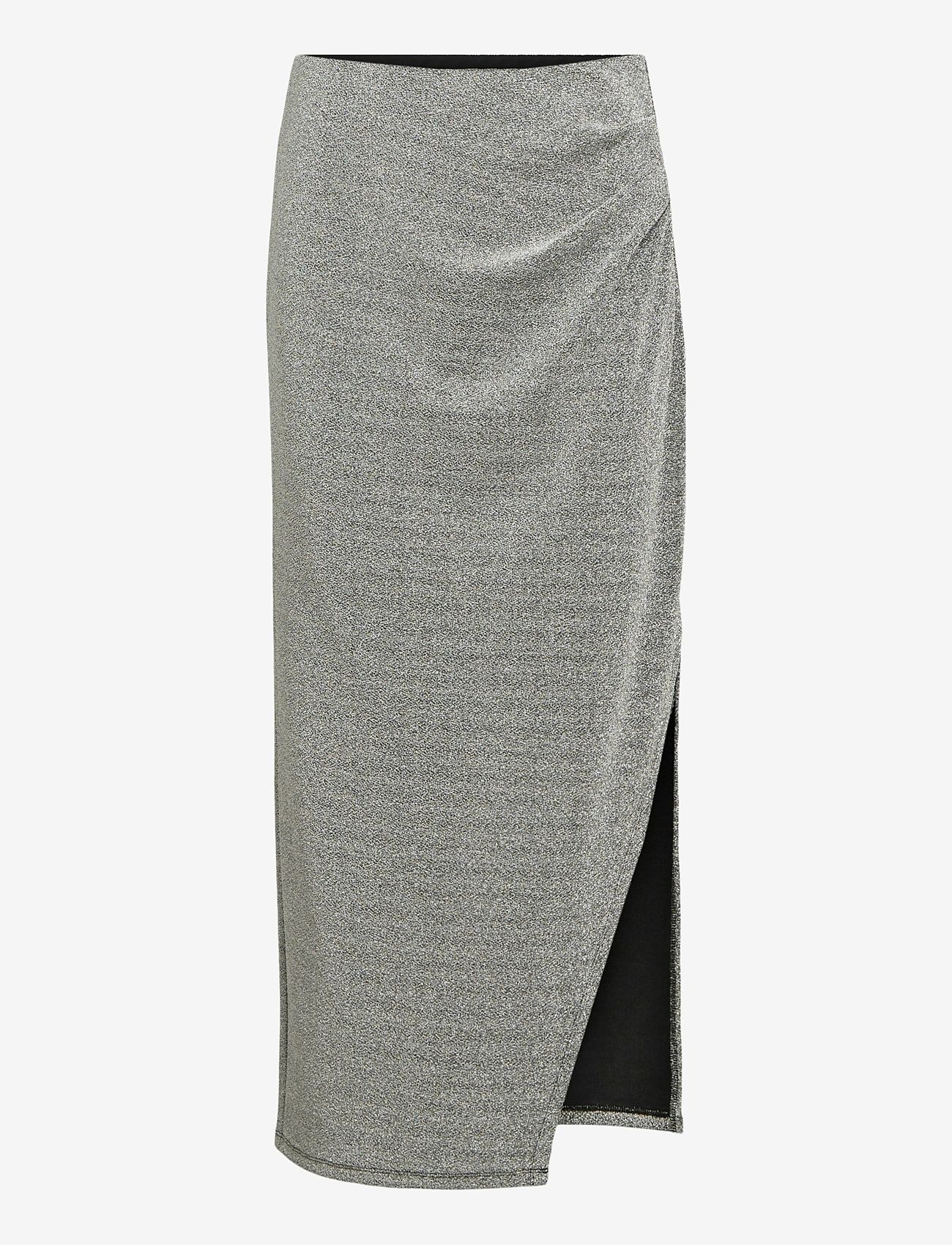 Object - OBJFILIPA SLM HW LONG SKIRT 135 - maksiseelikud - silver - 0
