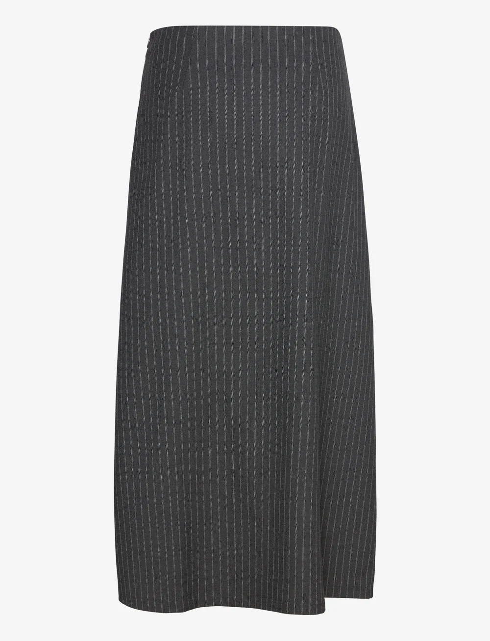 Object - OBJLISA MW LONG VOLUME SKIRT AOP DIV - maxi röcke - dark grey melange - 1