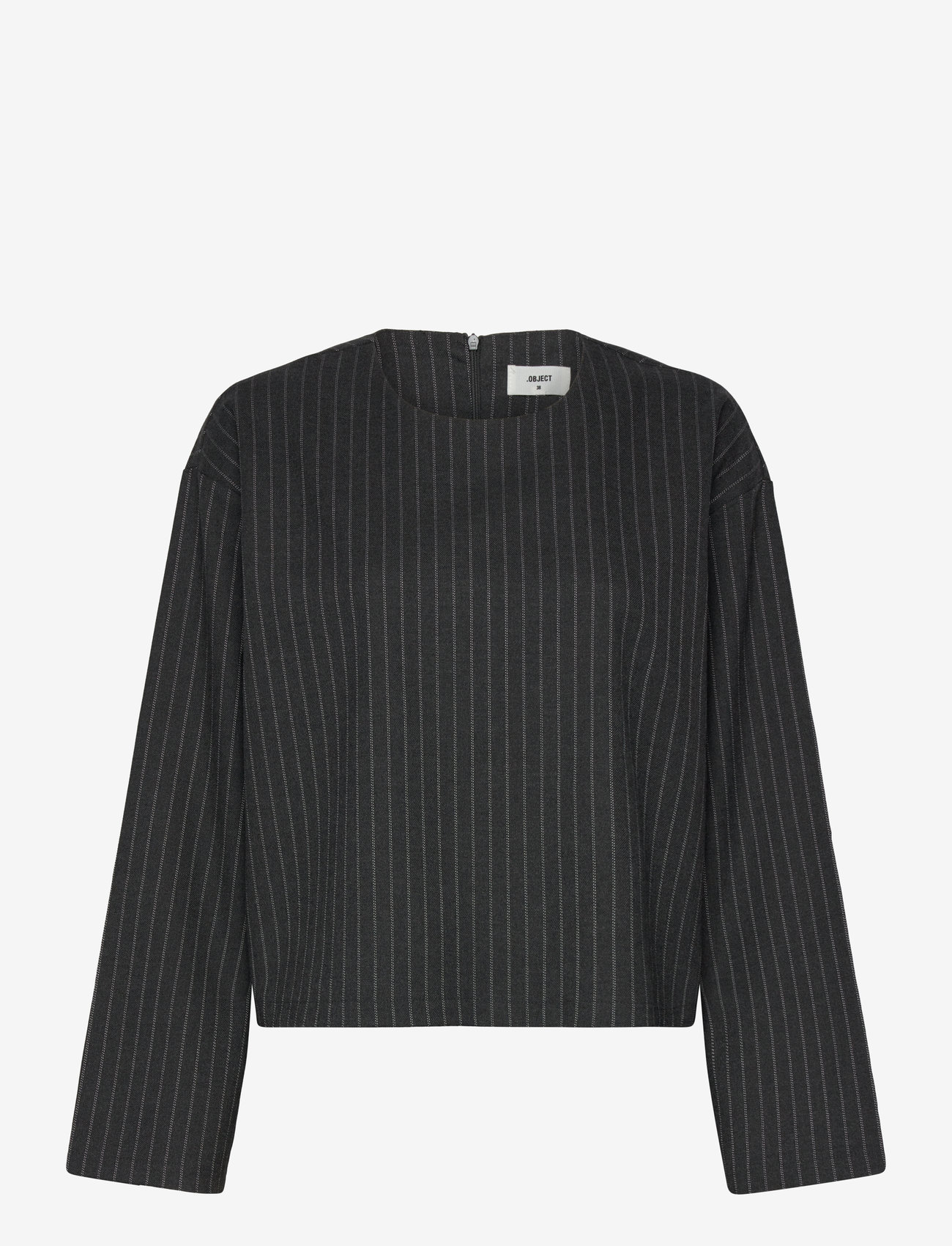Object - OBJLISA LO L/S TOP AOP DIV - sügisesed riided - dark grey melange - 0