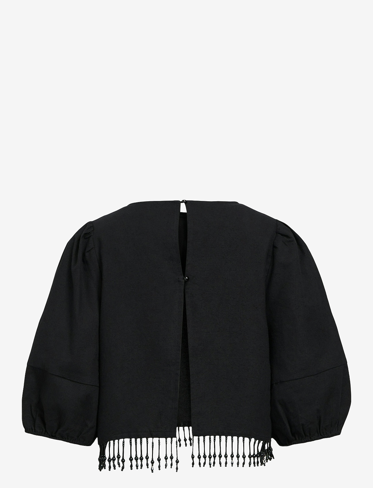 Object - OBJFREJA 2/4 CROPPED TOP 136 - trumpos palaidinukės - black - 1