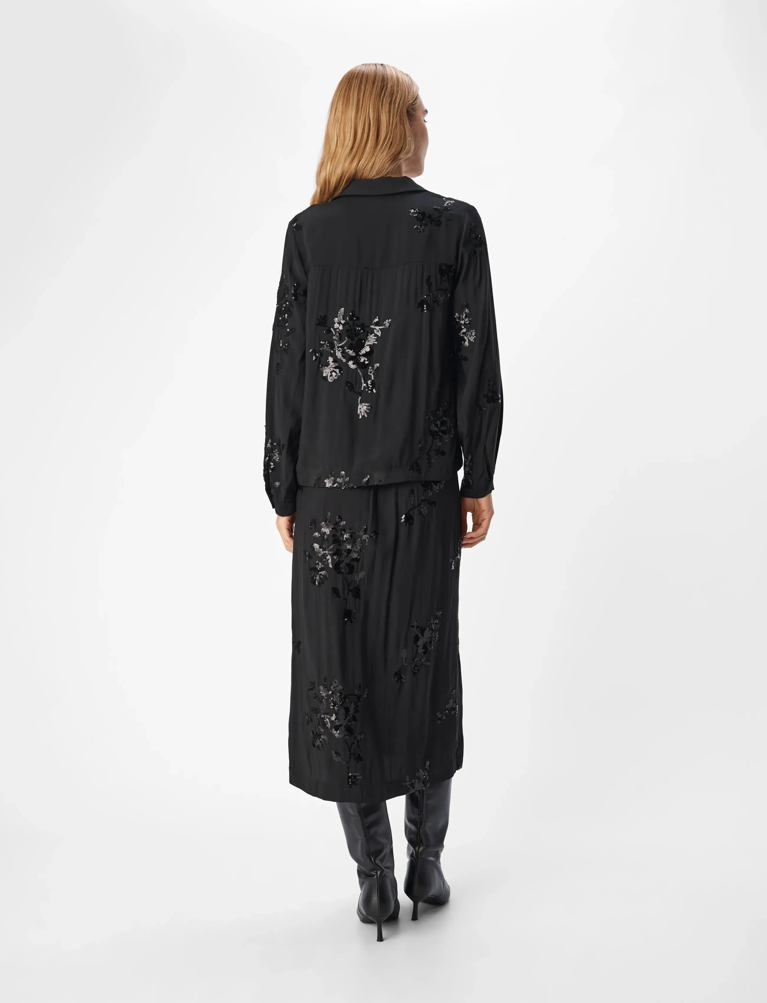 Object - OBJSIMONE RE L/S SHIRT 136 - pikkade varrukatega särgid - black - 3