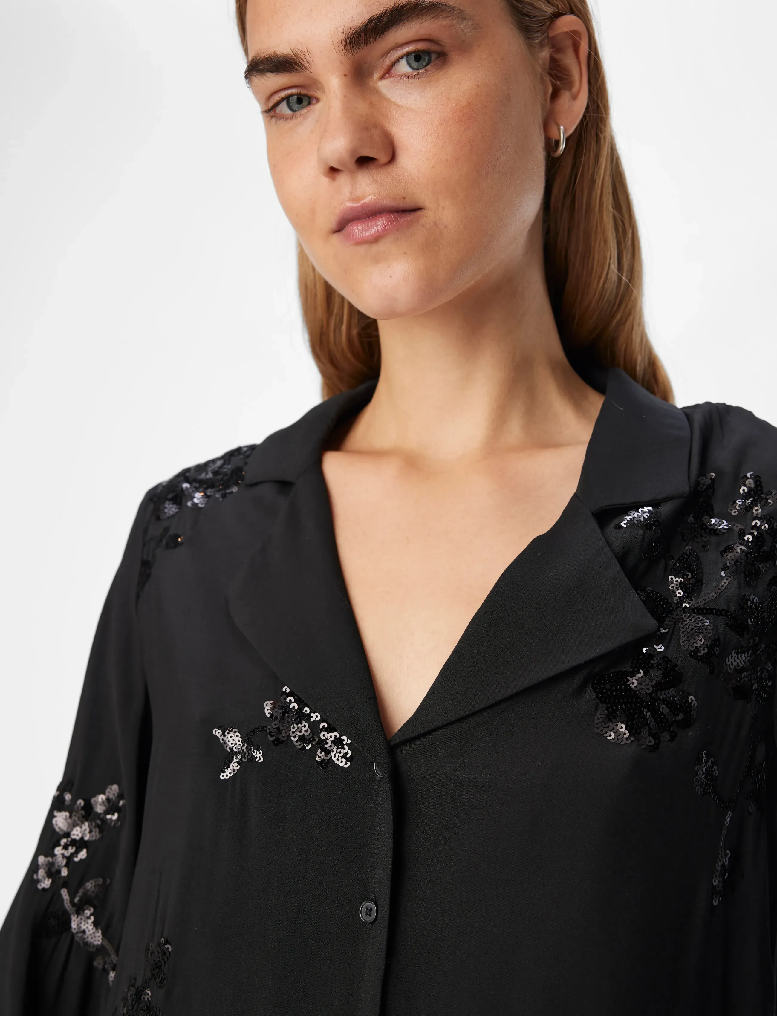 Object - OBJSIMONE RE L/S SHIRT 136 - pikkade varrukatega särgid - black - 5
