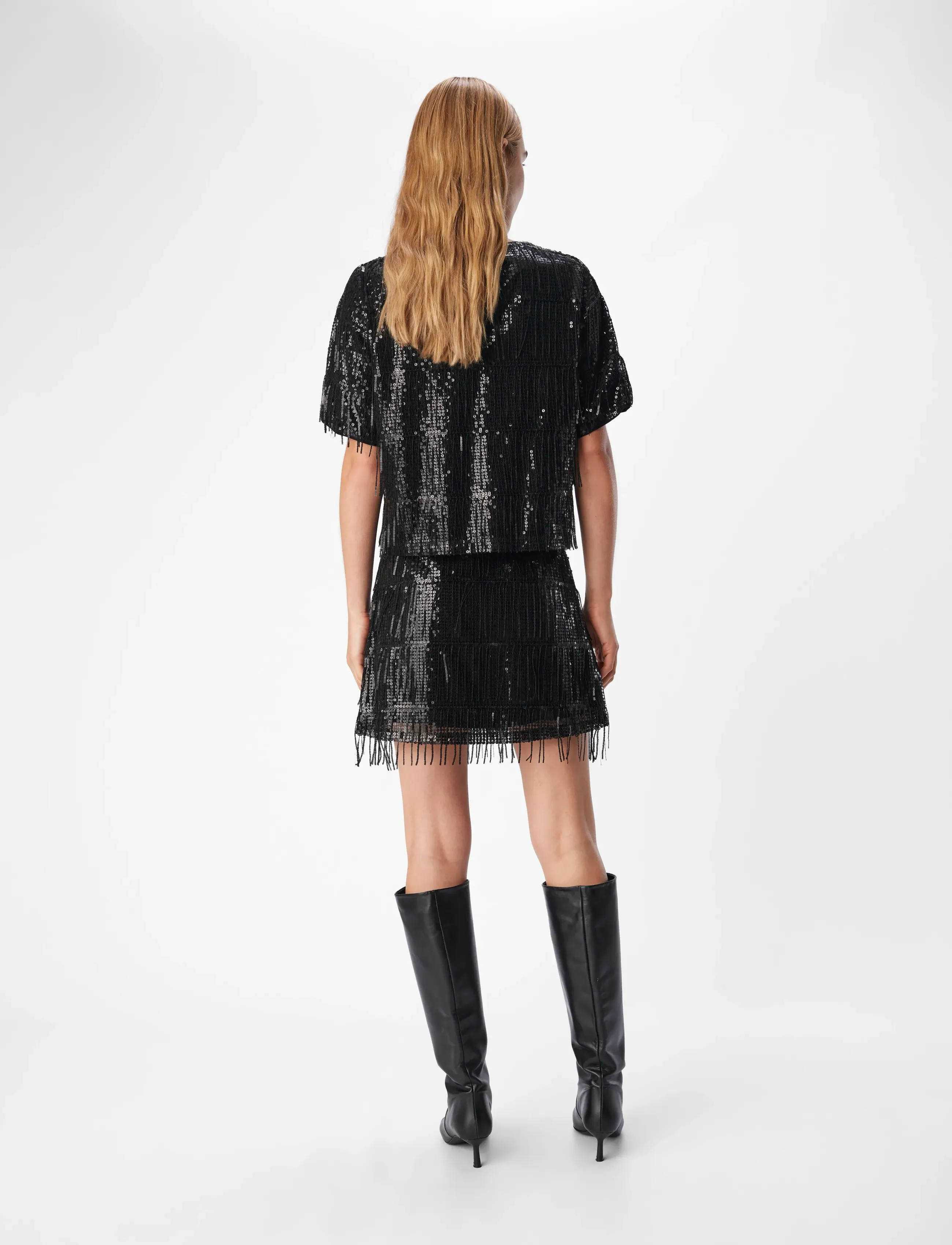 Object - OBJTELLA HW SKIRT 136 - kurze röcke - black - 3