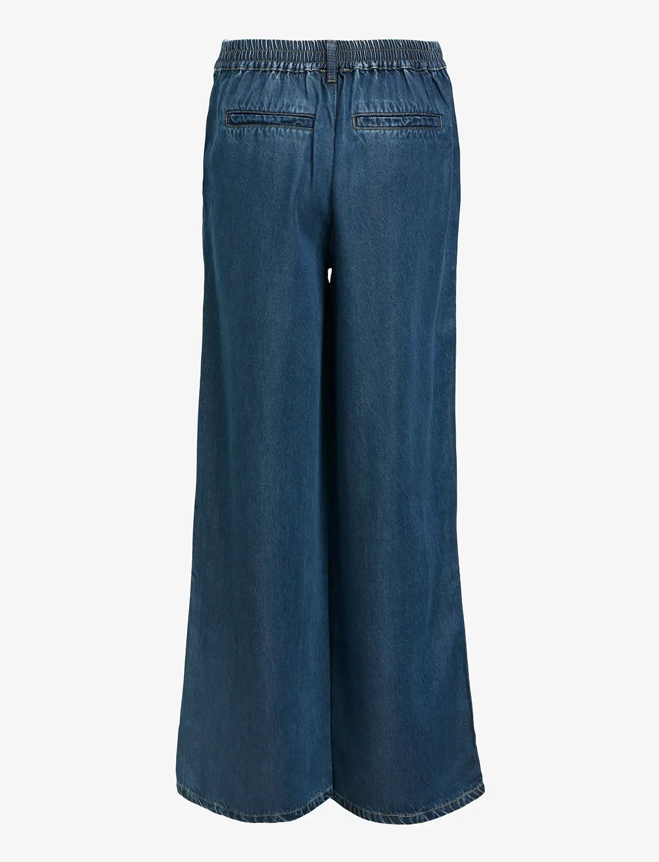 Object - OBJFRAME LISA WIDE MW PANT NOOS - hosen mit weitem bein - dark blue denim - 1