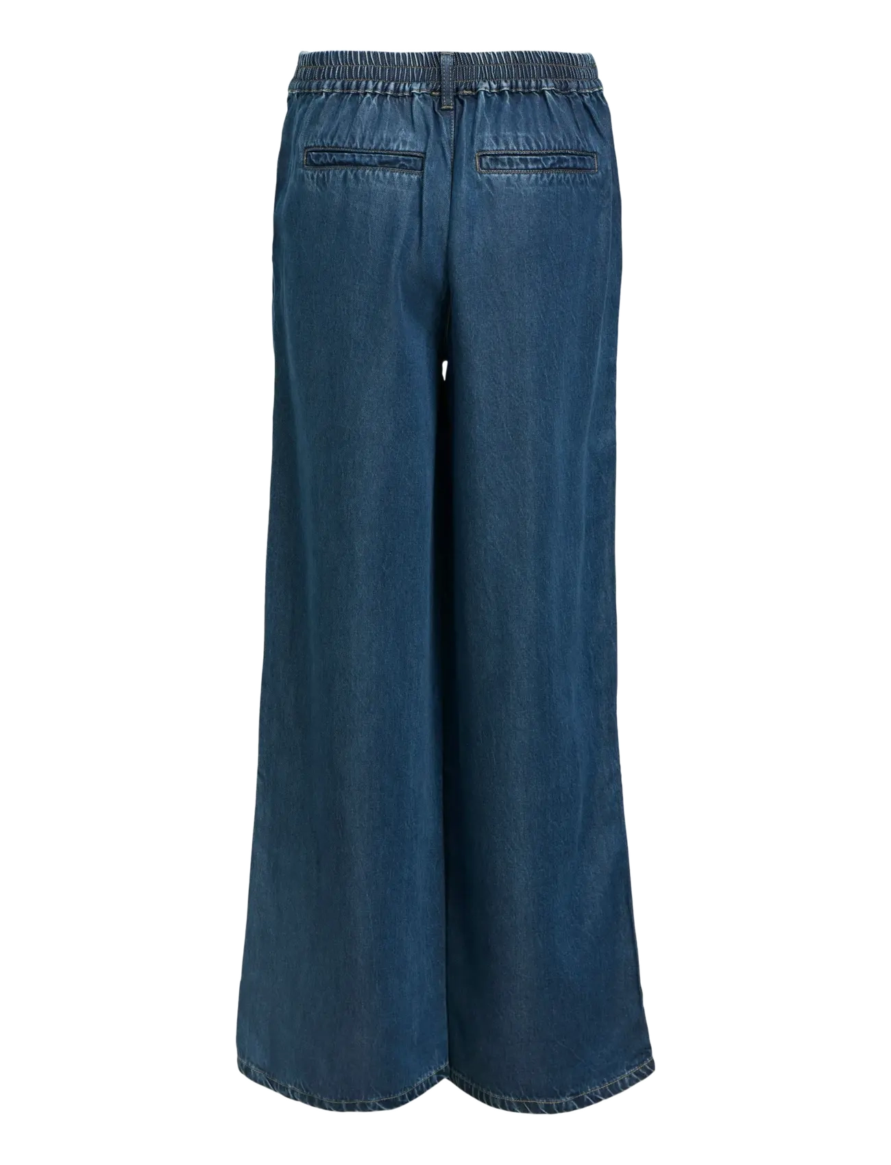 Object - OBJFRAME LISA WIDE MW PANT NOOS - laia säärega teksad - dark blue denim - 2