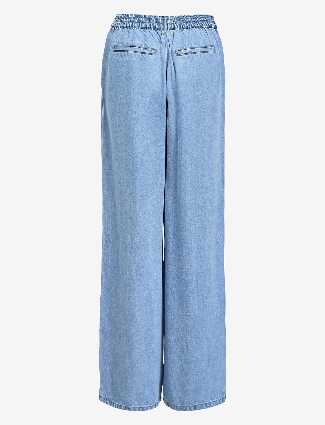 Object - OBJFRAME LISA WIDE MW PANT NOOS - hosen mit weitem bein - light blue denim - 1