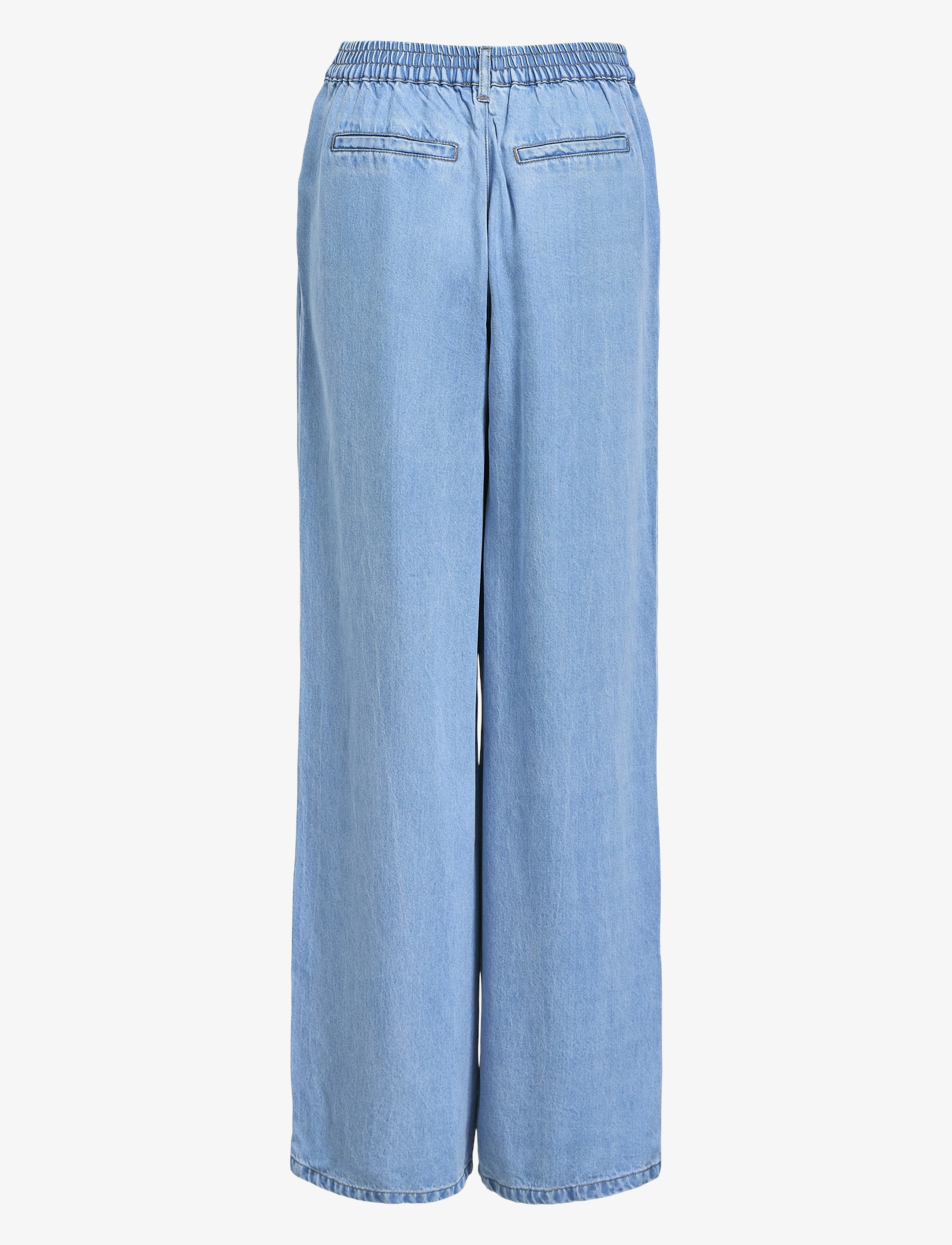 Object - OBJFRAME LISA WIDE MW PANT NOOS - bukser med brede ben - light blue denim - 2