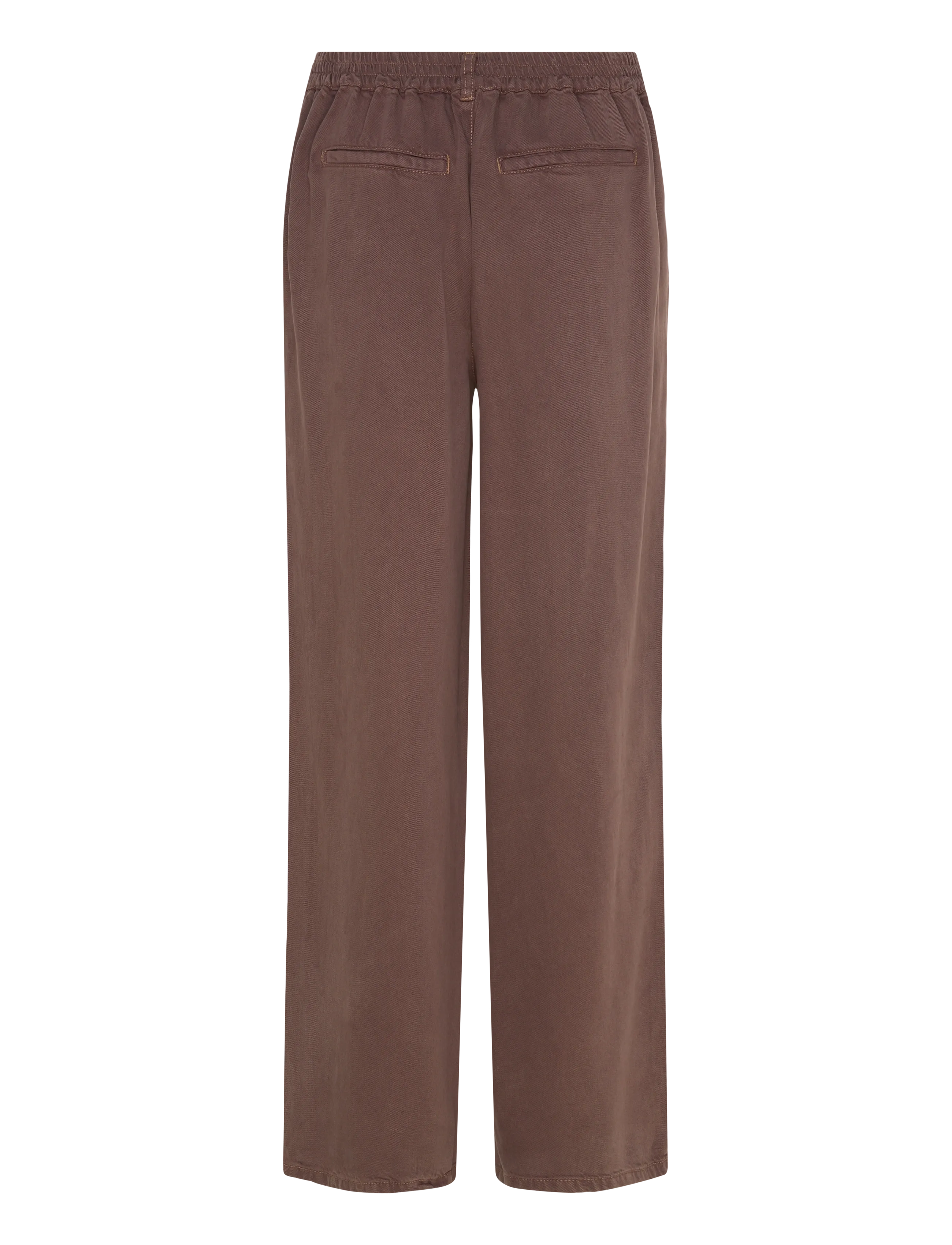 Object - OBJFRAME LISA WIDE MW PANT NOOS - peoriided outlet-hindadega - seal brown - 2