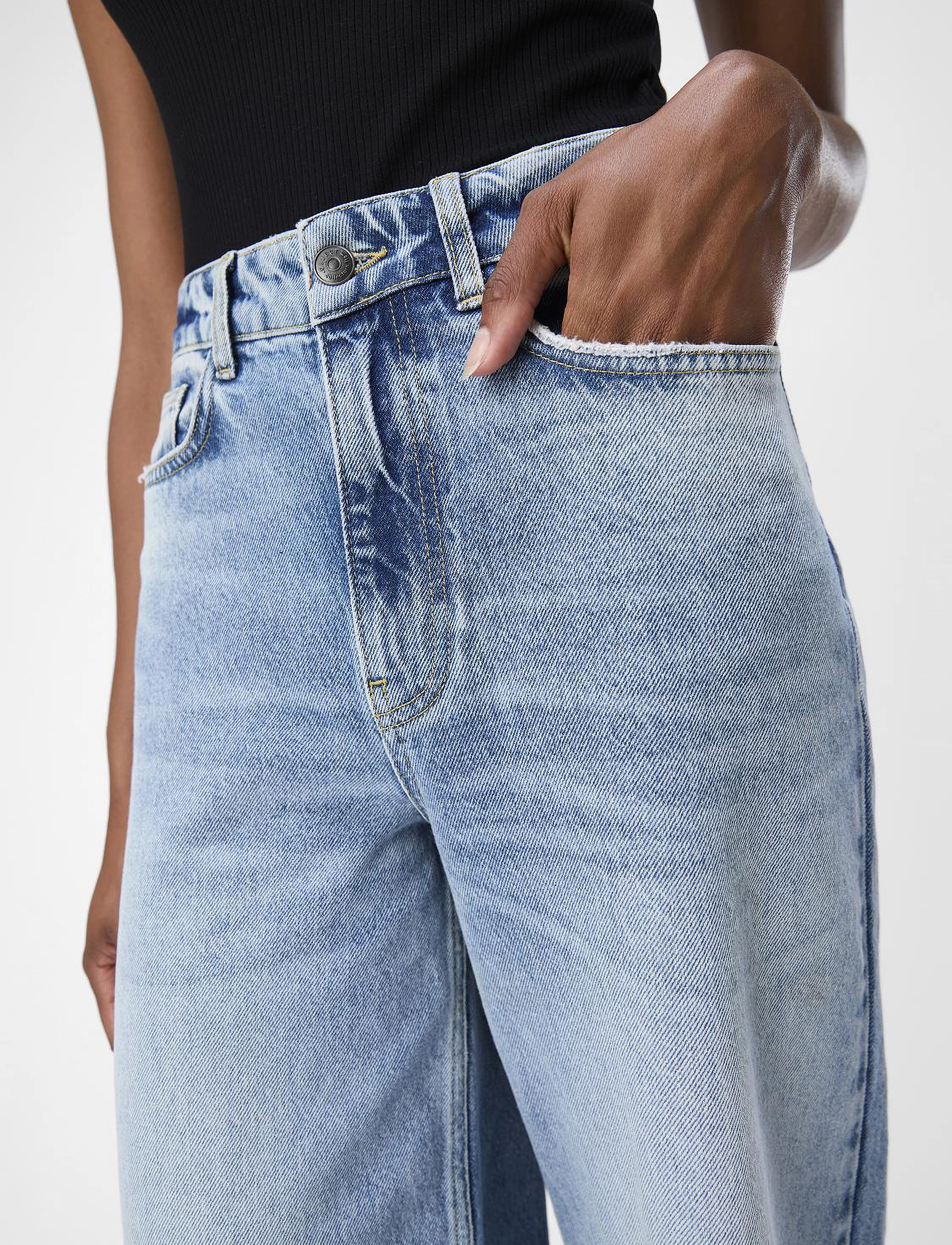 Object - OBJNIA BEATE HW JEANS NOOS - medium blue denim - 5