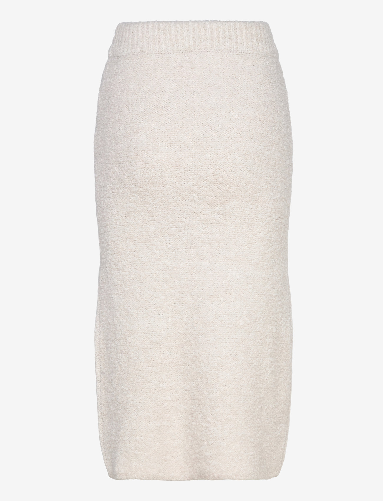 Object - OBJTOLATYA KNIT MIDI SKIRT 135 - strickröcke - white sand - 1
