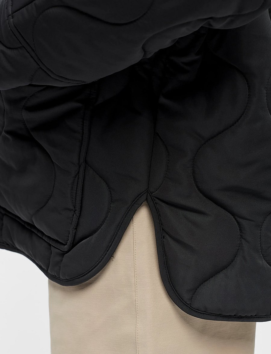 Object - OBJALLIE LS LO QUILTED JACKET NOOS - steppjacken - black - 4