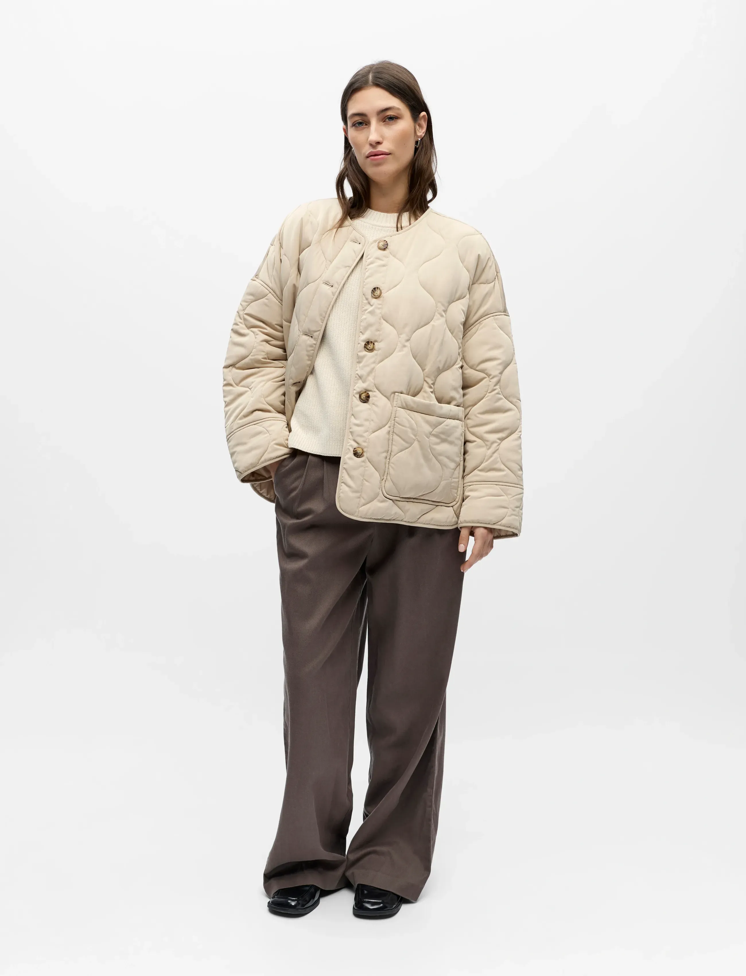 OBJECT Objallie Ls Lo Quilted Jacket Noos dunjackor dam – bild 4