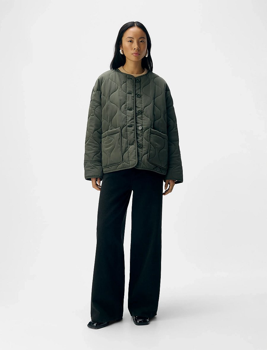 Object - OBJALLIE LS LO QUILTED JACKET NOOS - frühlingsjacken - kambaba - 0