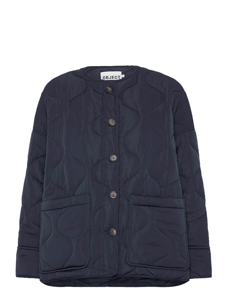 Object - OBJALLIE LS LO QUILTED JACKET NOOS - frühlingsjacken - sky captain - 1